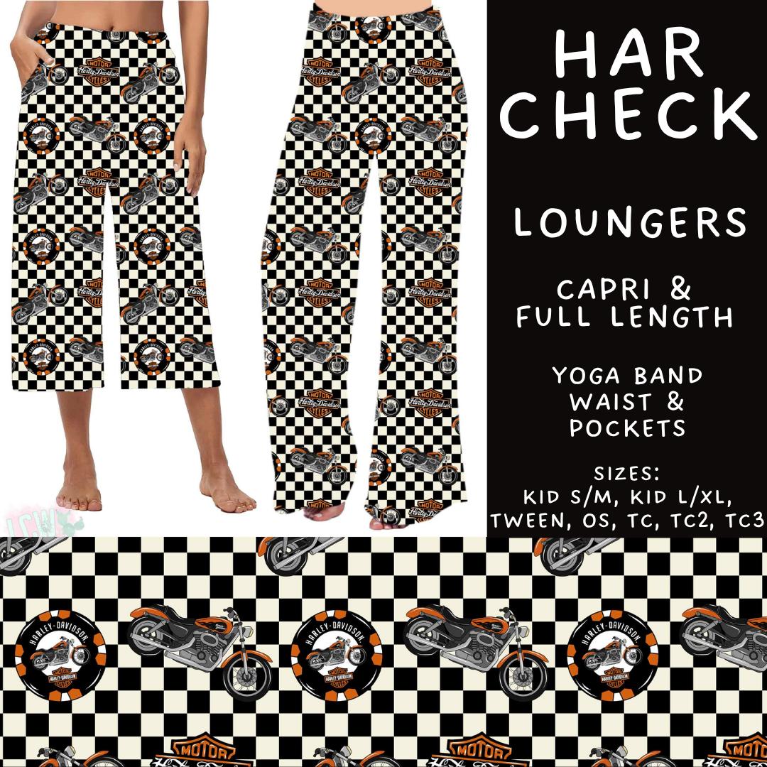 Batch #607 - Fun Run 28 - Closes 11/2 - ETA early Jan - Har Check Capri and Full Length Loungers