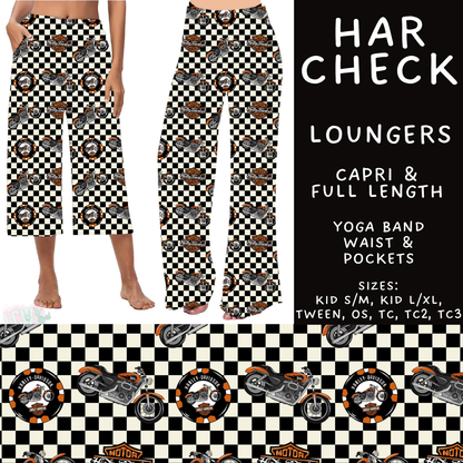 Batch #607 - Fun Run 28 - Closes 11/2 - ETA early Jan - Har Check Capri and Full Length Loungers