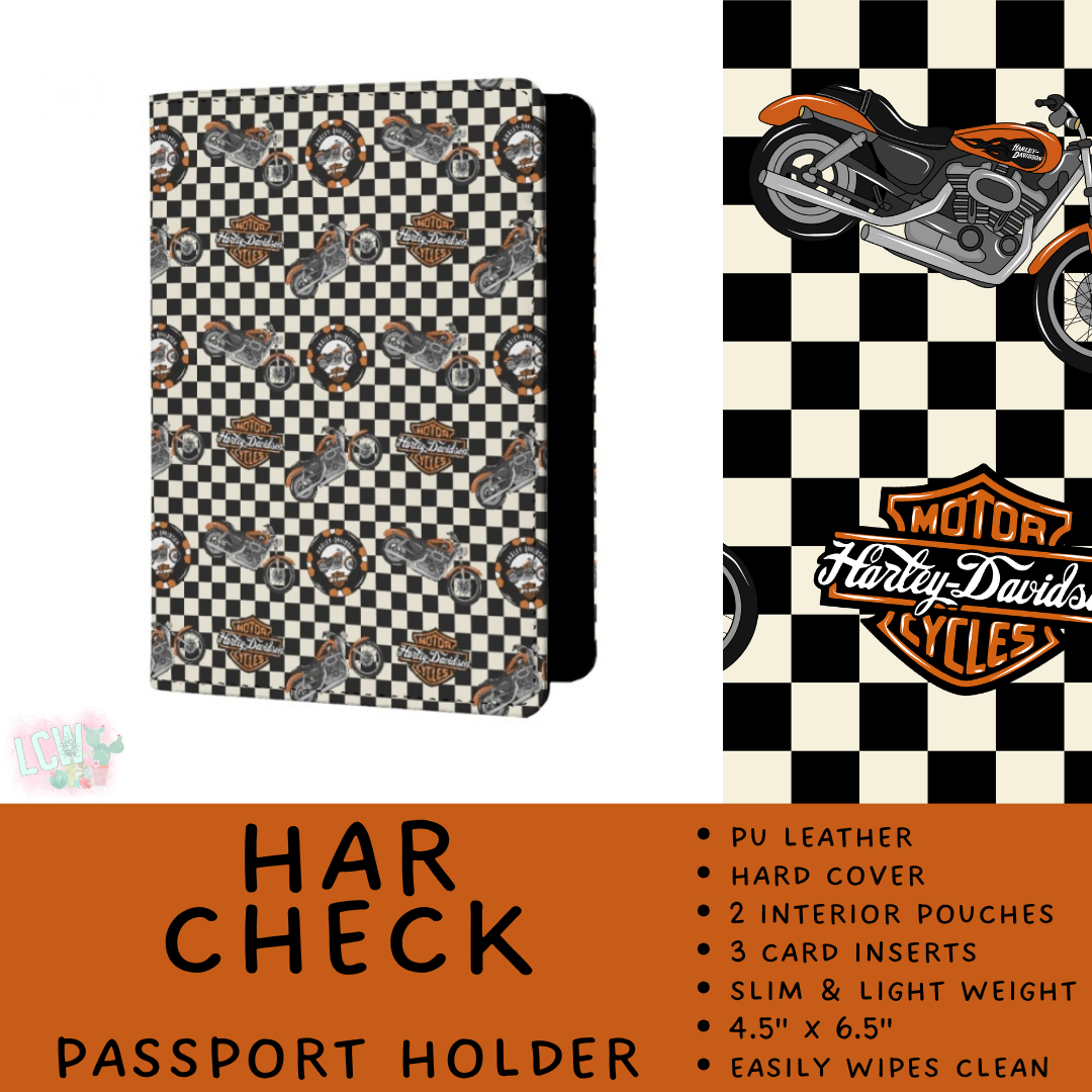 Batch #609 - Travel Collection 2 - Closes 11/6 - ETA early Jan - Har Check Passport Holder