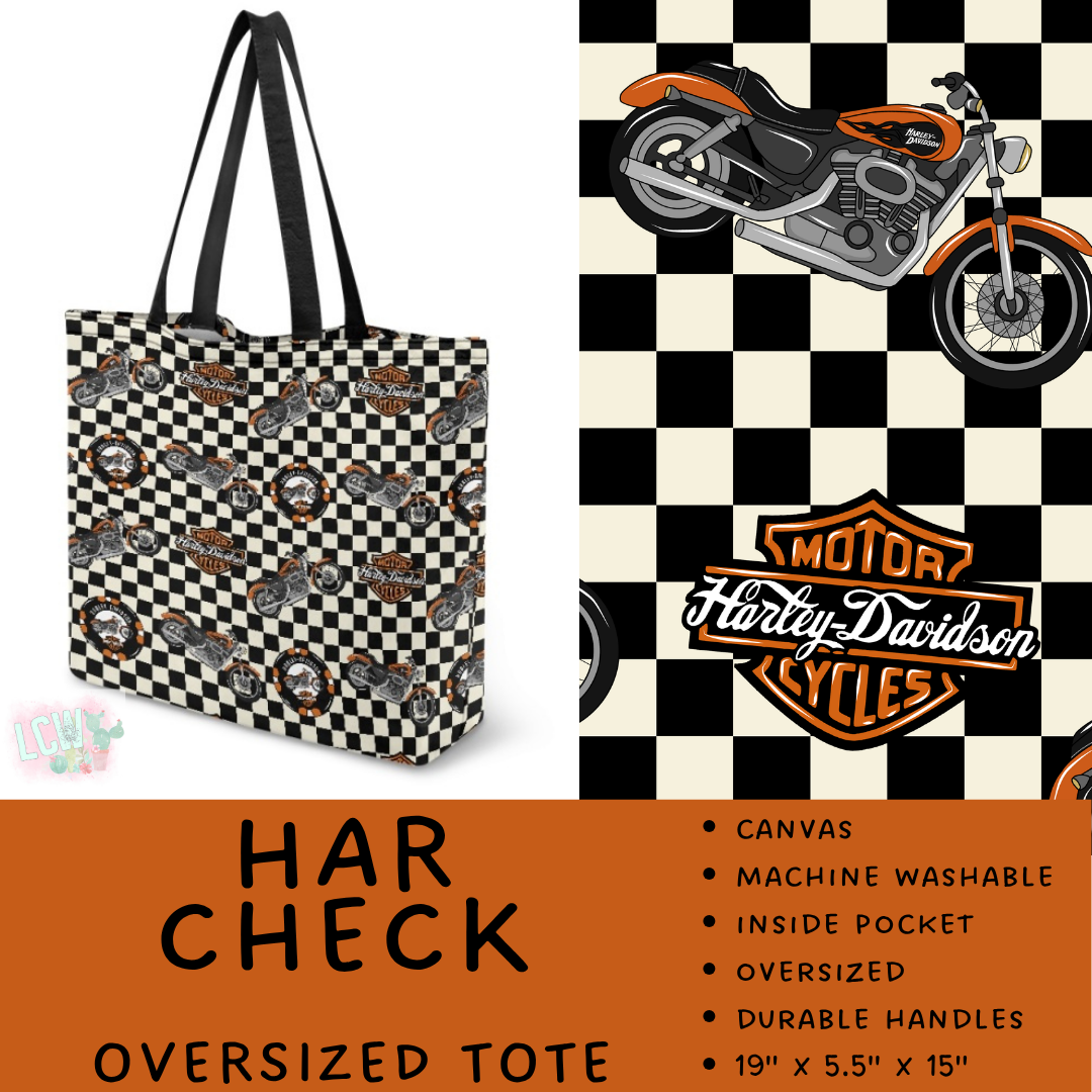 Batch #609 - Travel Collection 2 - Closes 11/6 - ETA early Jan - Har Check Oversized Totes