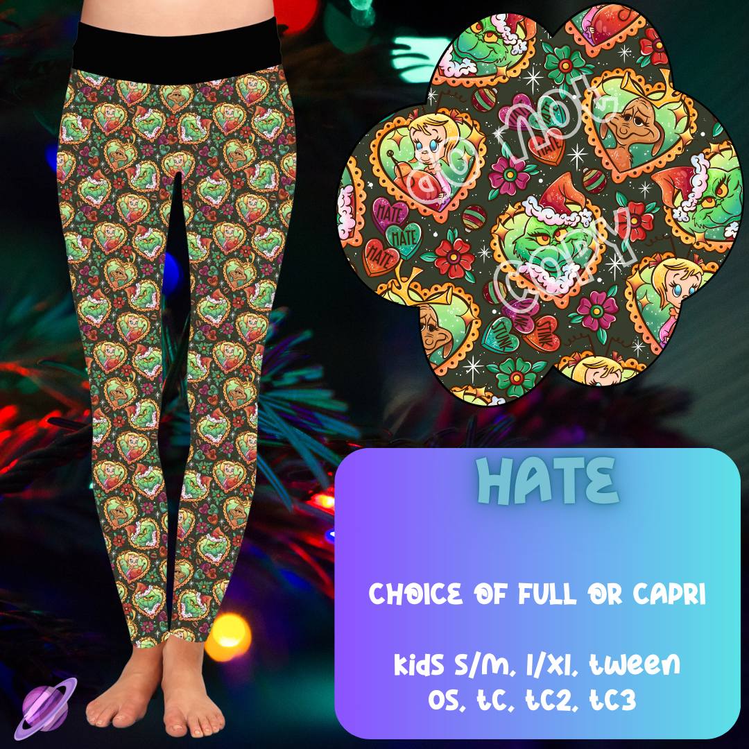 HATE - B98 - LEGGING/CAPRI PREORDER CLOSING 9/22