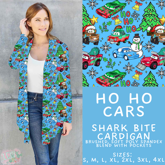 Batch #598 - Magical Character Christmas 2 - Closes 10/14 - ETA early Dec - Ho Ho Cars Cardigan