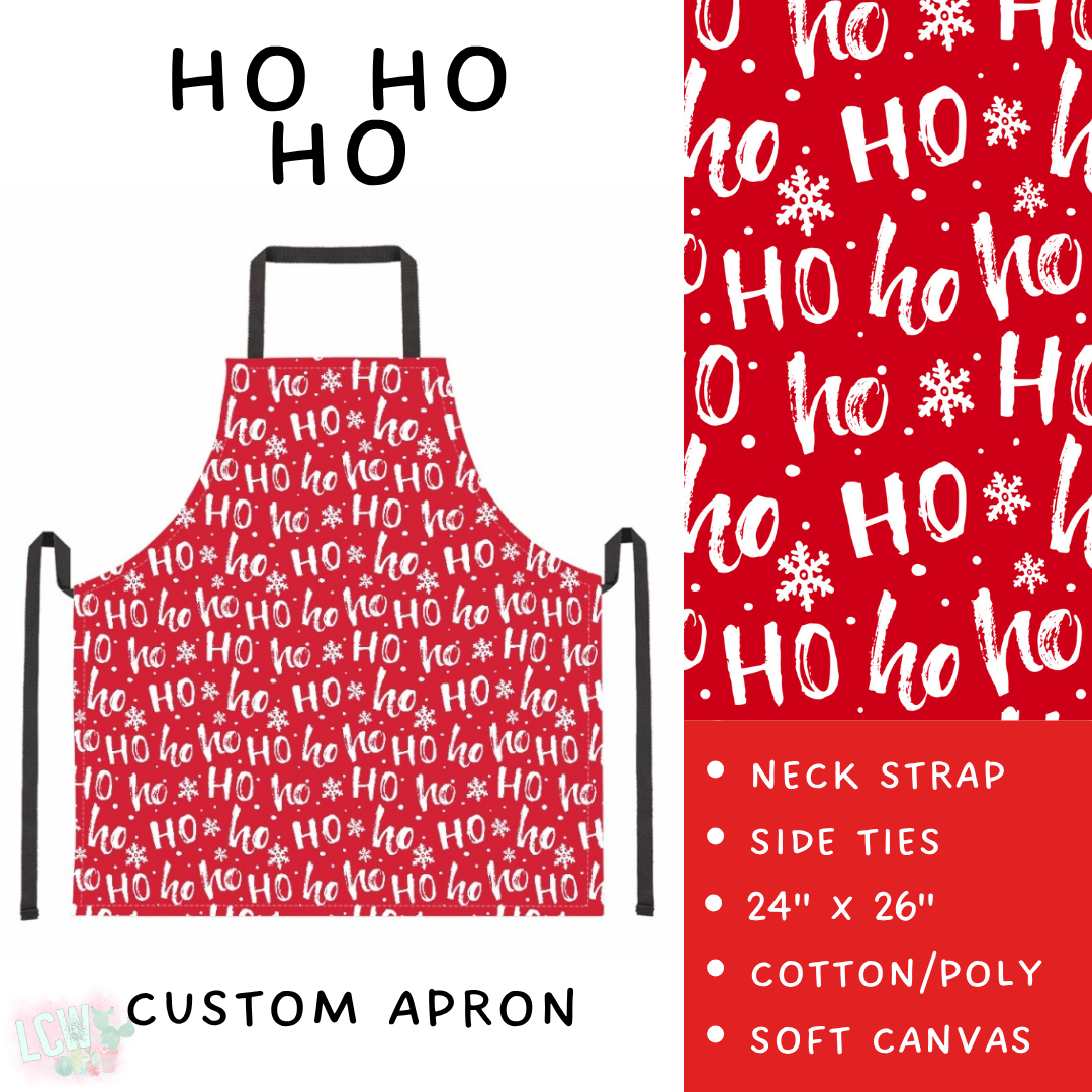 Batch #591 - Baking Spirits Bright 3 - Closes 9/28 - ETA mid/late Nov - Ho Ho Ho Apron