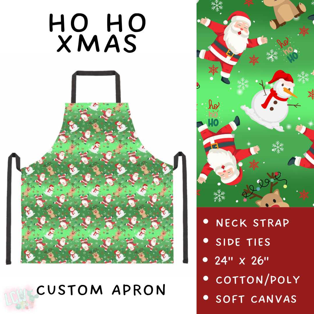 Batch #591 - Baking Spirits Bright 3 - Closes 9/28 - ETA mid/late Nov - Ho Ho Xmas Apron