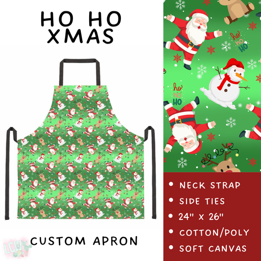 Batch #591 - Baking Spirits Bright 3 - Closes 9/28 - ETA mid/late Nov - Ho Ho Xmas Apron
