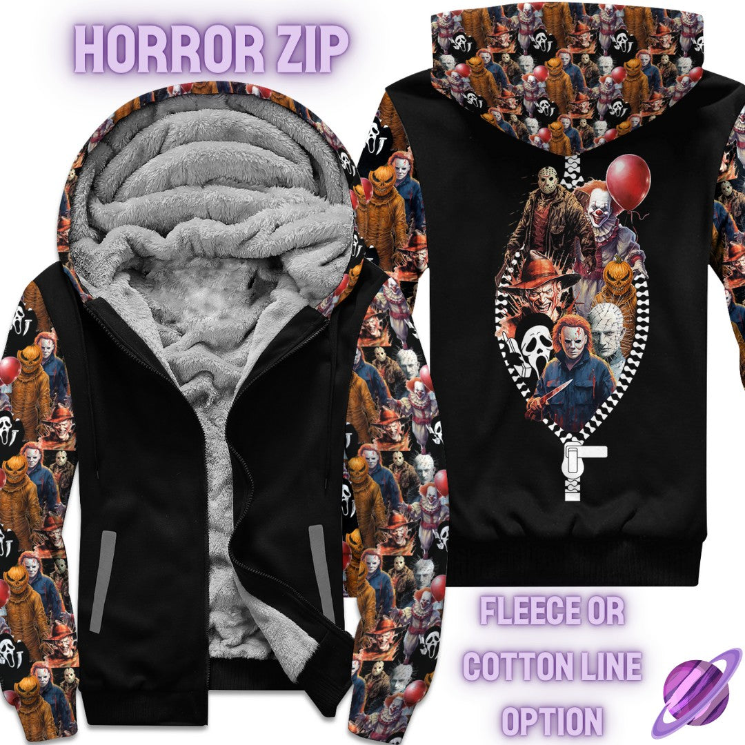 JACKET RUN 14-HORROR ZIP-FLEECE OR COTTON LINER-PREORDER CLOSING 12/16