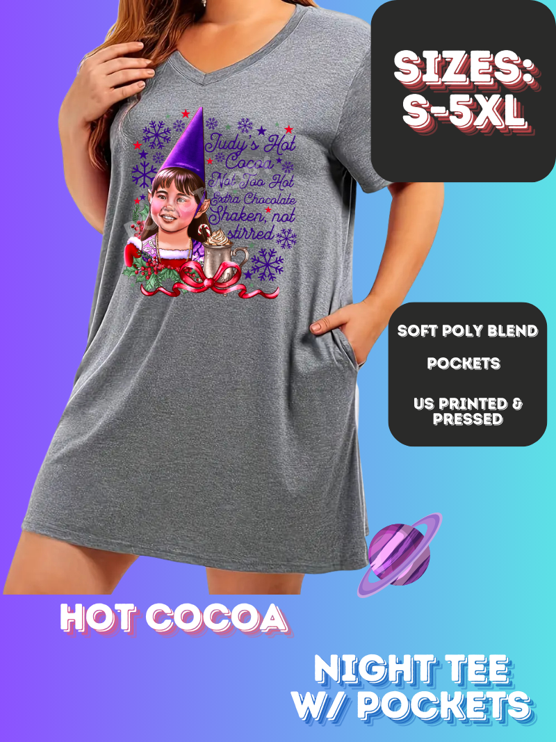 HOT COCOA -SLEEP SHIRT-PREORDER CLOSING 11/21