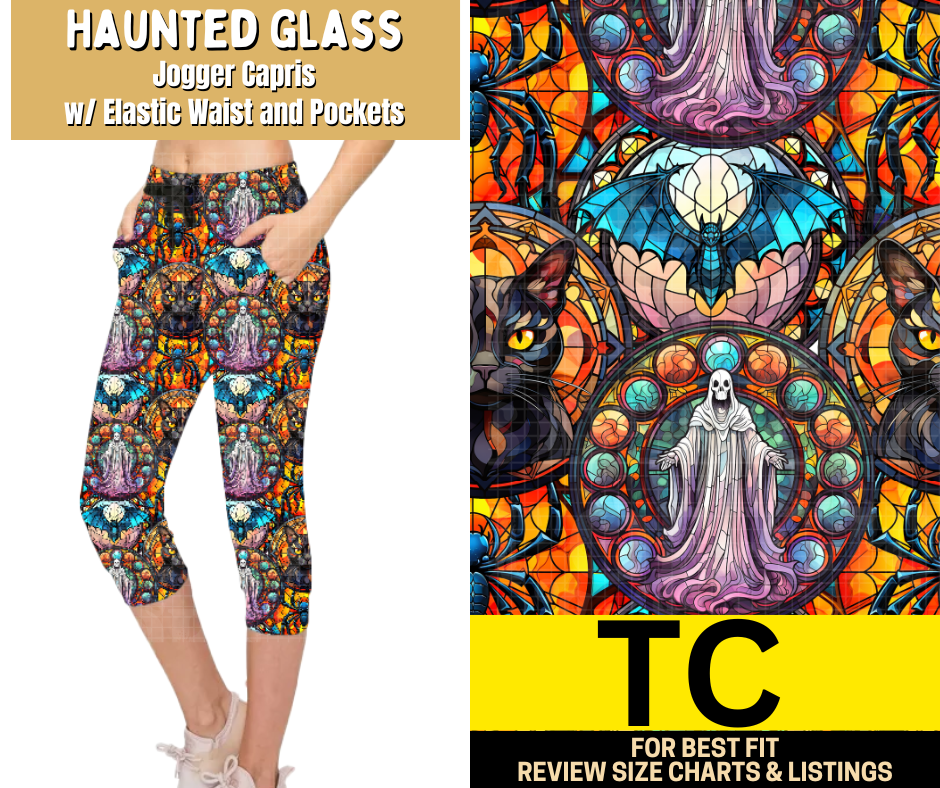 Haunted Glass Jogger Capri