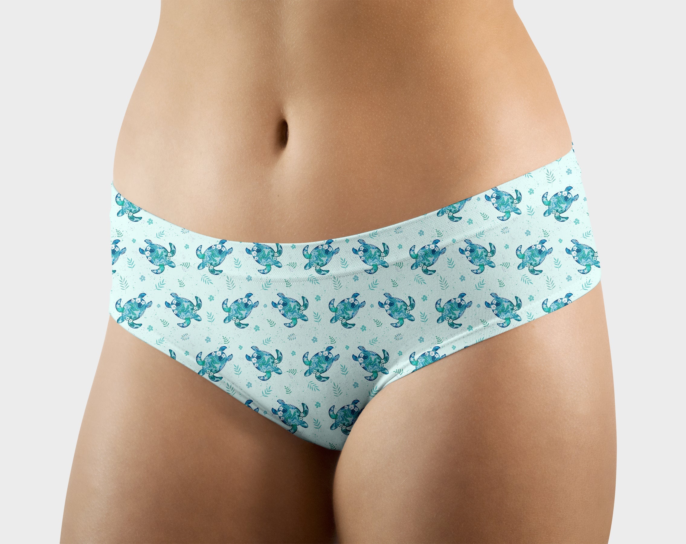 RTS - Hawaiian Sea Turtles Hipster Panties