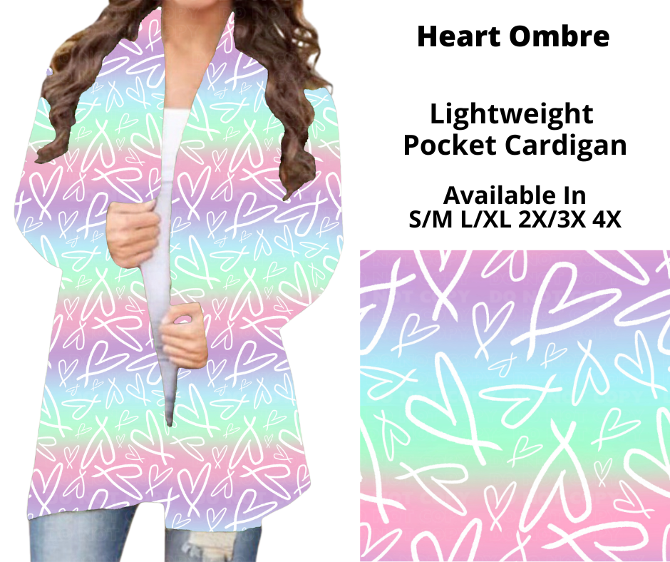 Preorder! Closes 11/20. ETA Jan. Heart Ombre Cardigan