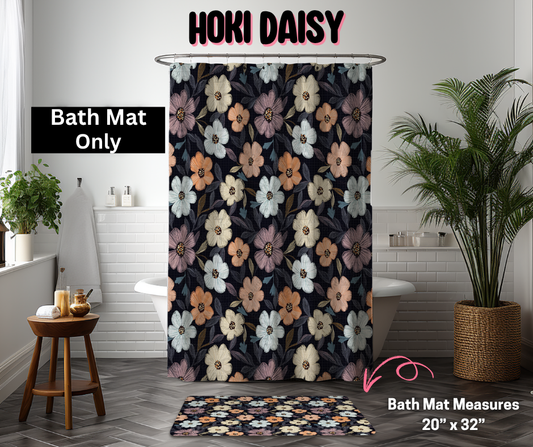 Hoki Daisy Custom Bath Mat
