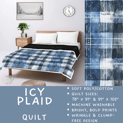 Batch #597 - Christmas Quilts - Closes 10/12 - ETA early Dec - Icy Plaid Quilt