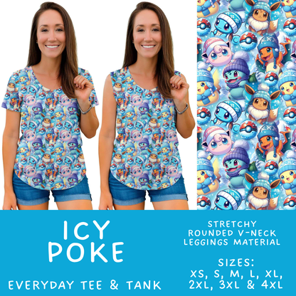 Batch #606 - Magical Character Winter - Closes 10/30 - ETA late Dec - Icy Poke Everyday Tank & Tee