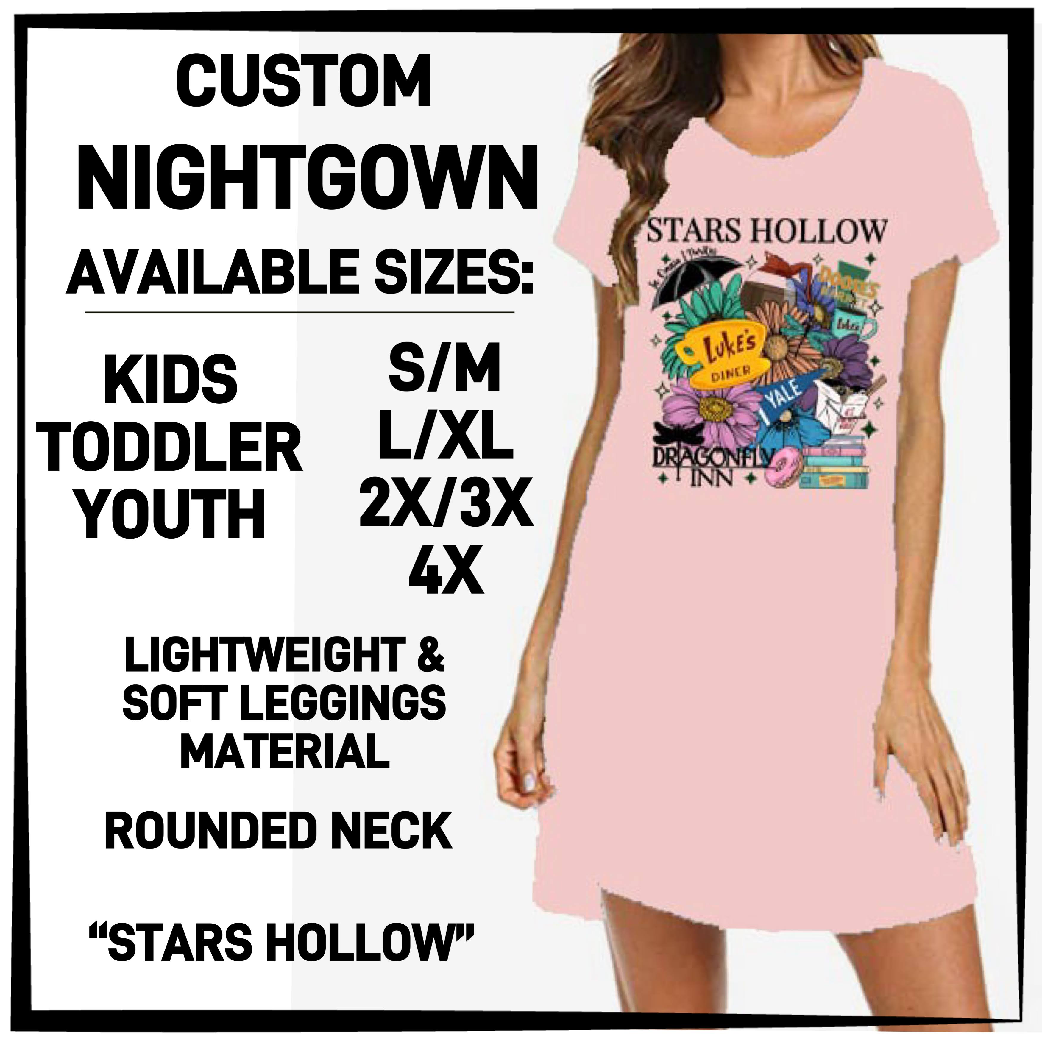 N6GB - Stars Hollow Nightgown - Preorder ETA: Mid-Feb