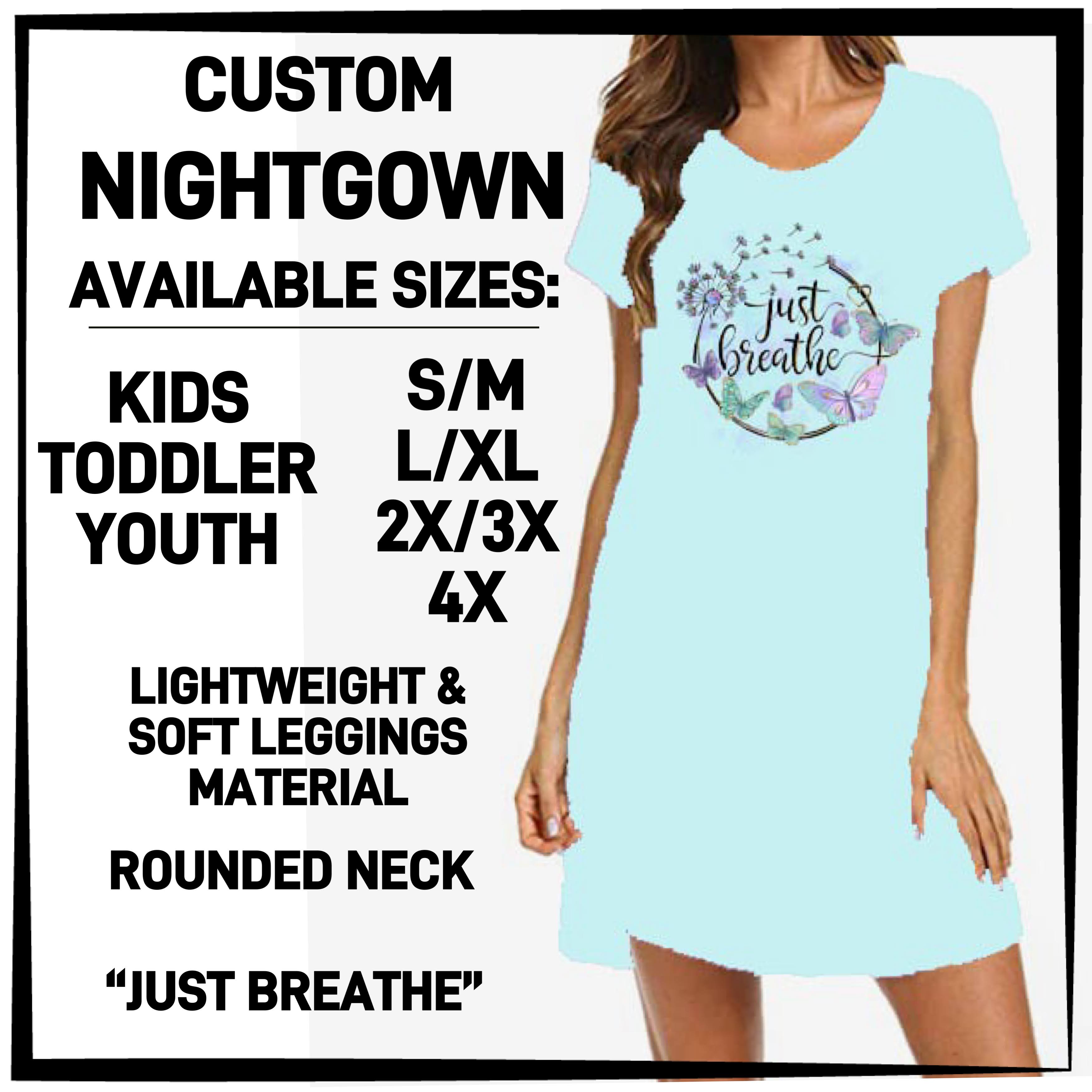 N6GB - Just Breathe Nightgown - Preorder ETA: Mid-Feb