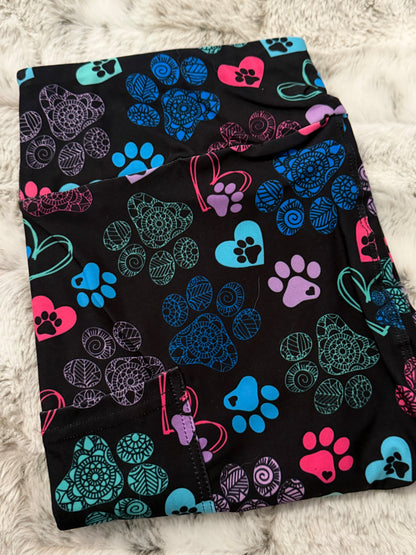 Love Paws Full Length Leggings With Pockets