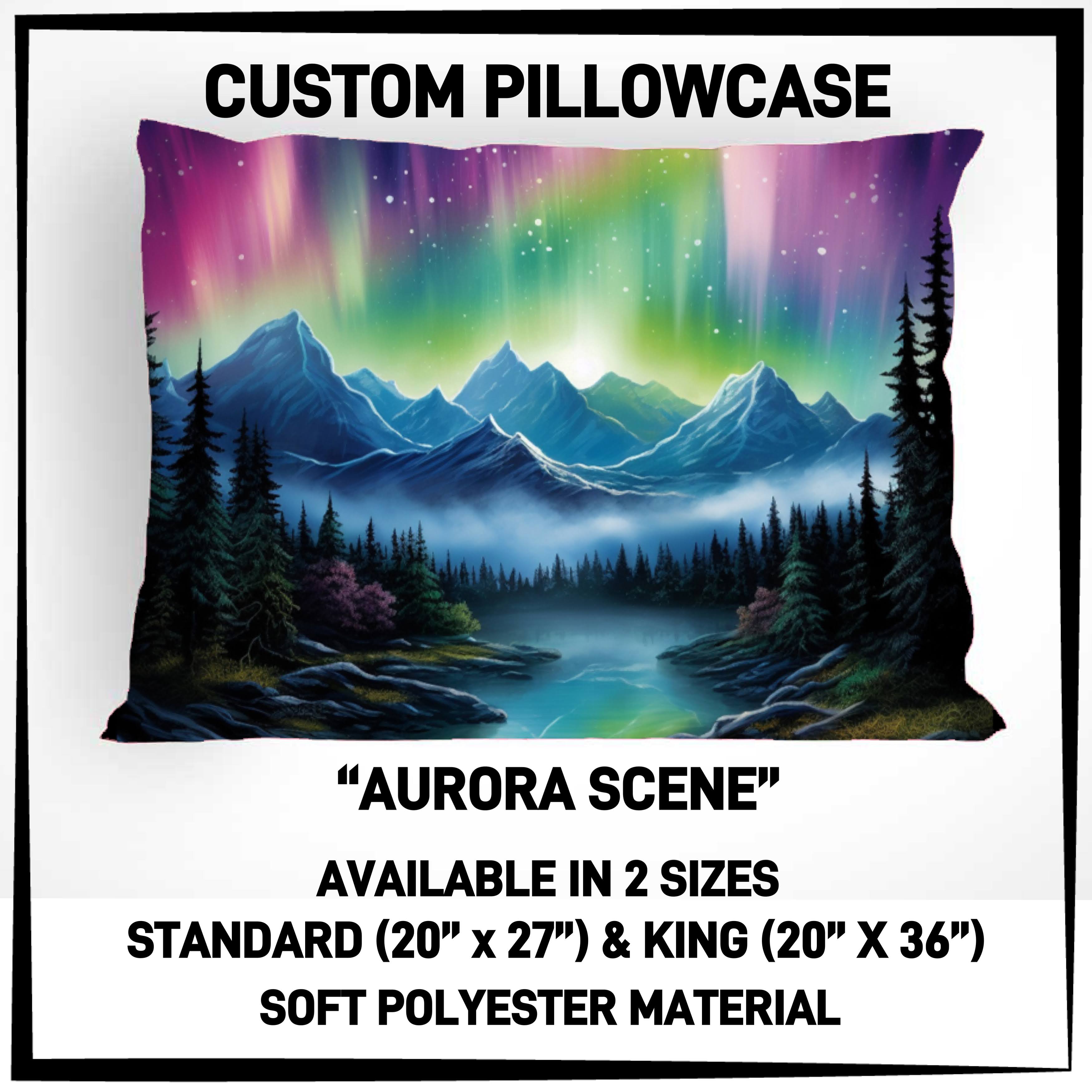 PW4C - Aurora Scene Pillowcase - Preorder ETA: Mid-Nov