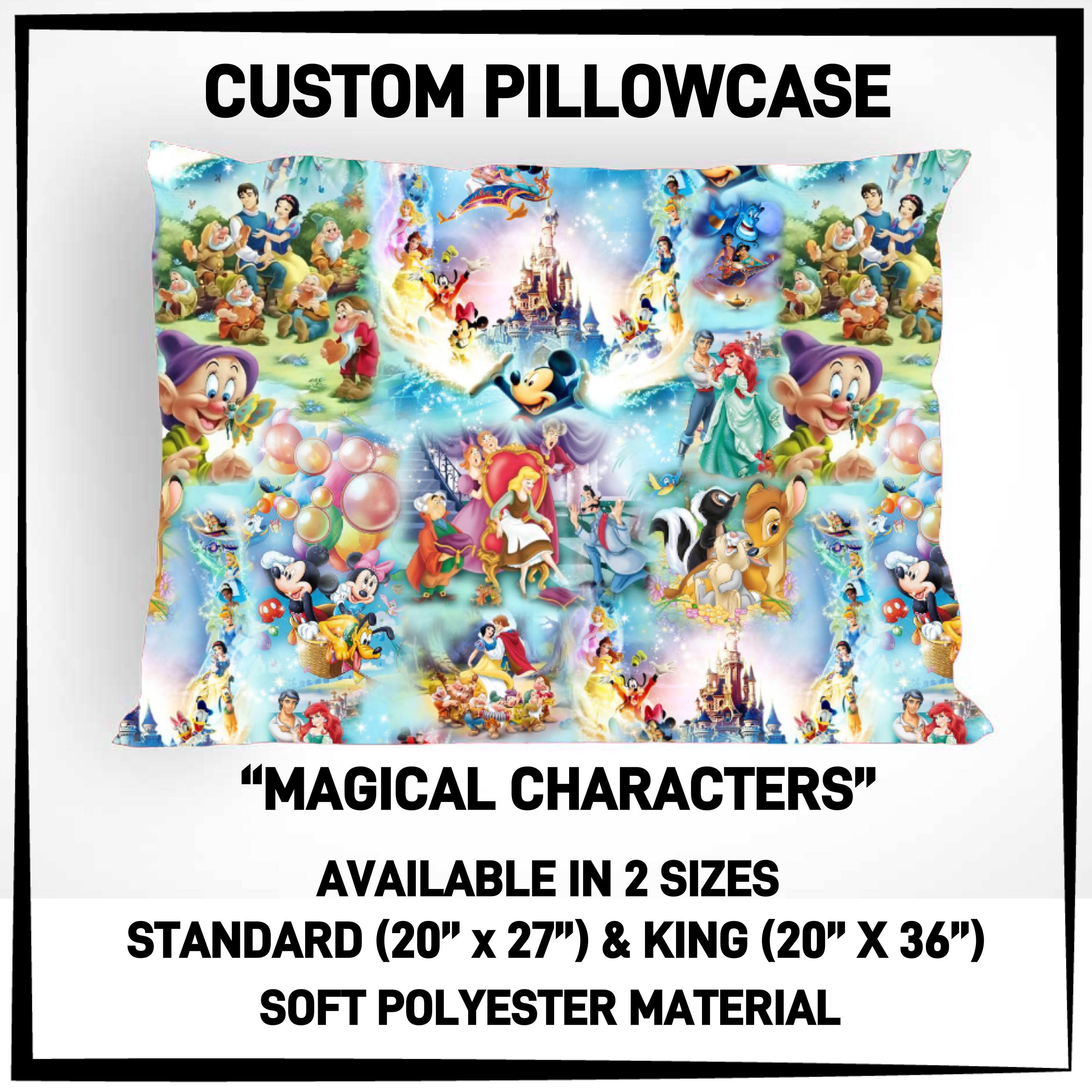 PW4C - Magical Characters Pillowcase - Preorder ETA: Mid-Nov