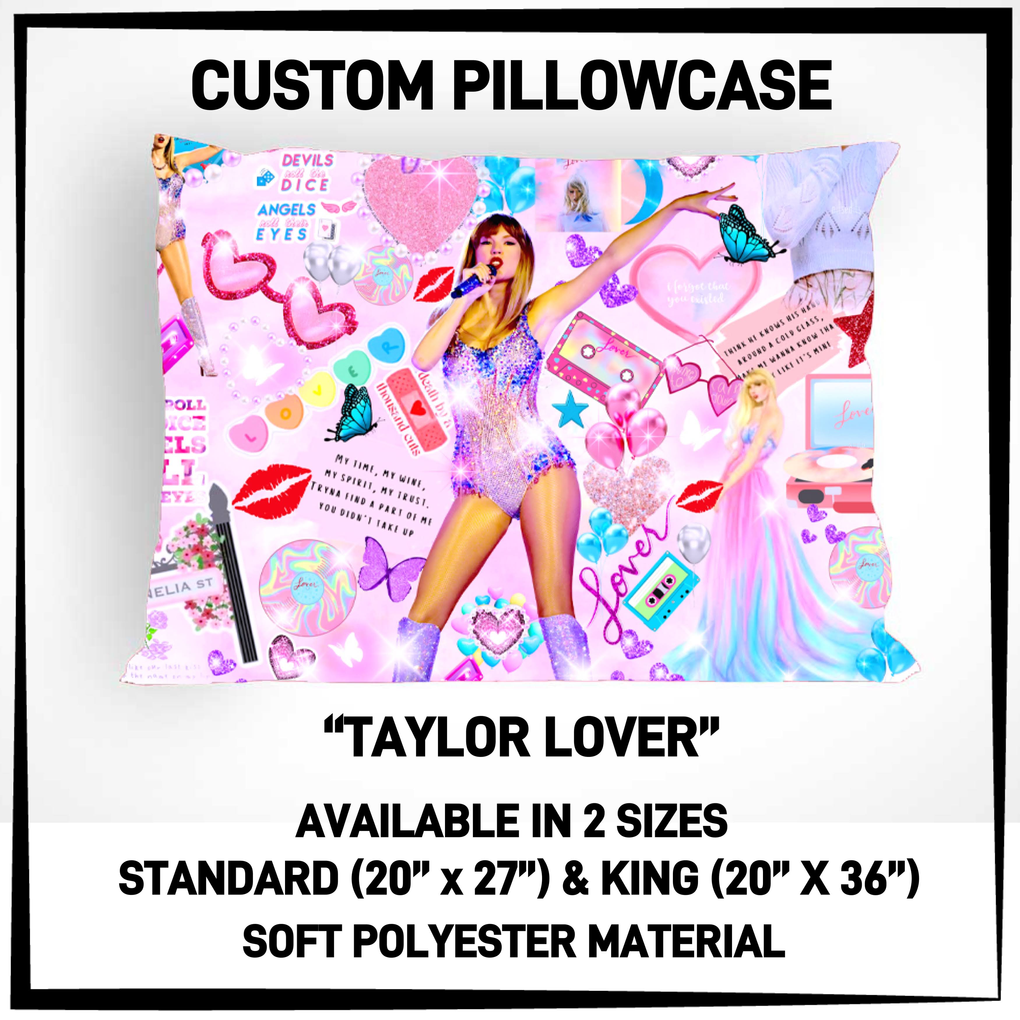 PW4C - Taylor Lover Pillowcase - Preorder ETA: Mid-Nov