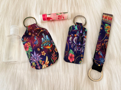 Inspired Tiki Room Key Chain Set