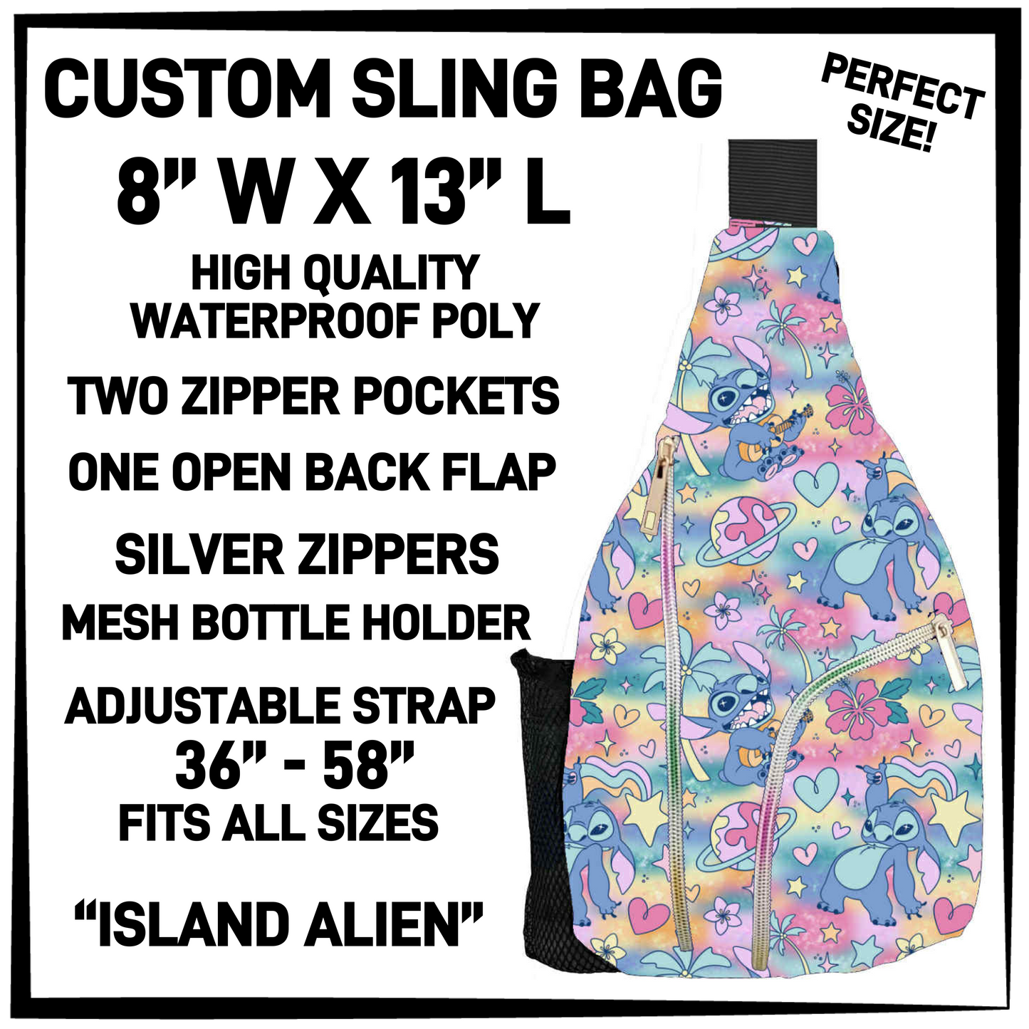 S13G - Island Alien Sling Bag - Preorder Closing 1/15 ETA: Mid-March