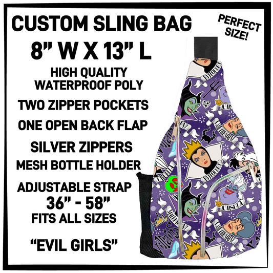 S13G - Evil Girls Sling Bag - Preorder Closing 1/15 ETA: Mid-March