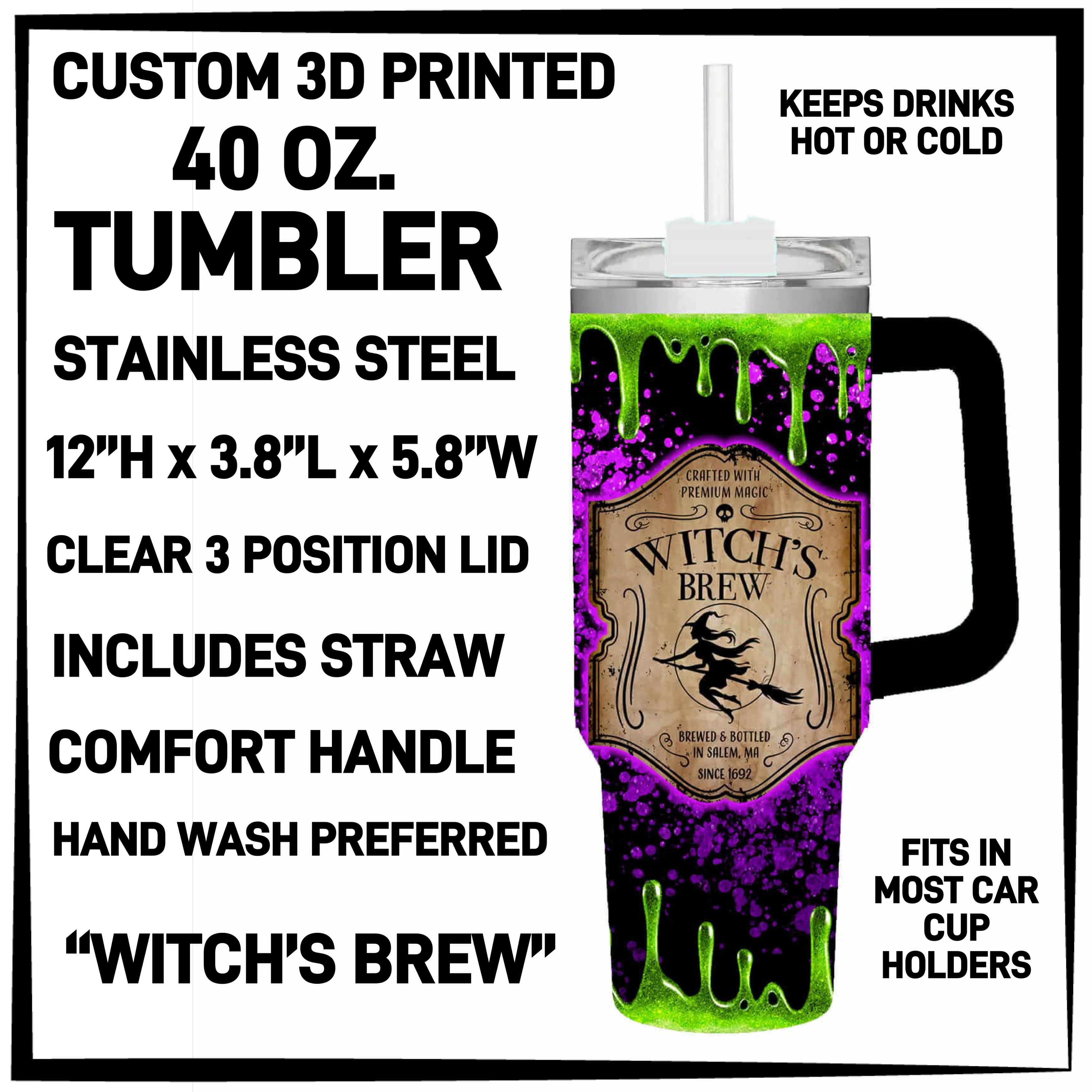 T4BM - Witch's Brew 40oz Tumbler - Preorder ETA: Late Feb