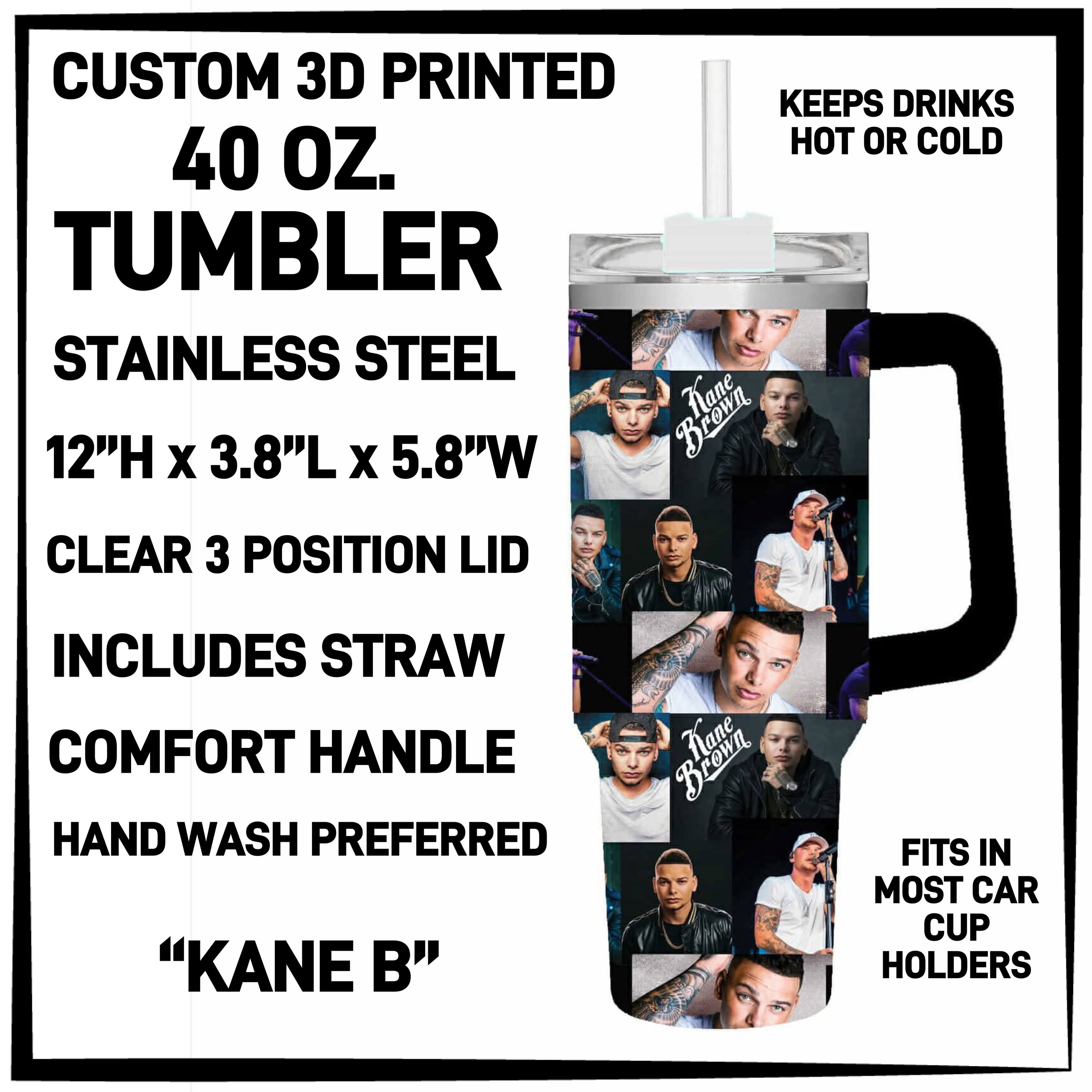 T4BM - Kane B 40oz Tumbler - Preorder ETA: Late Feb