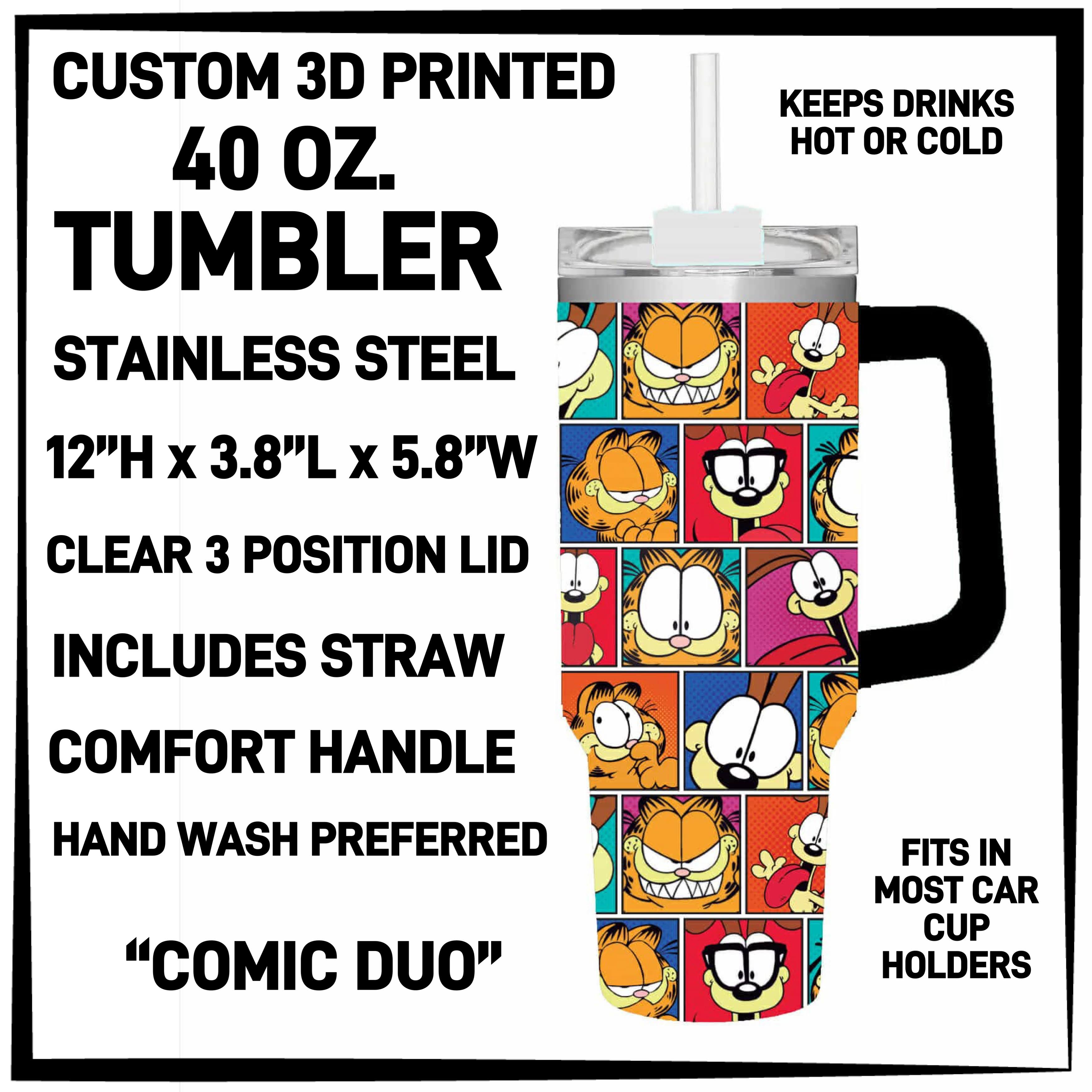 T4BM - Comic Duo 40oz Tumbler - Preorder ETA: Late Feb