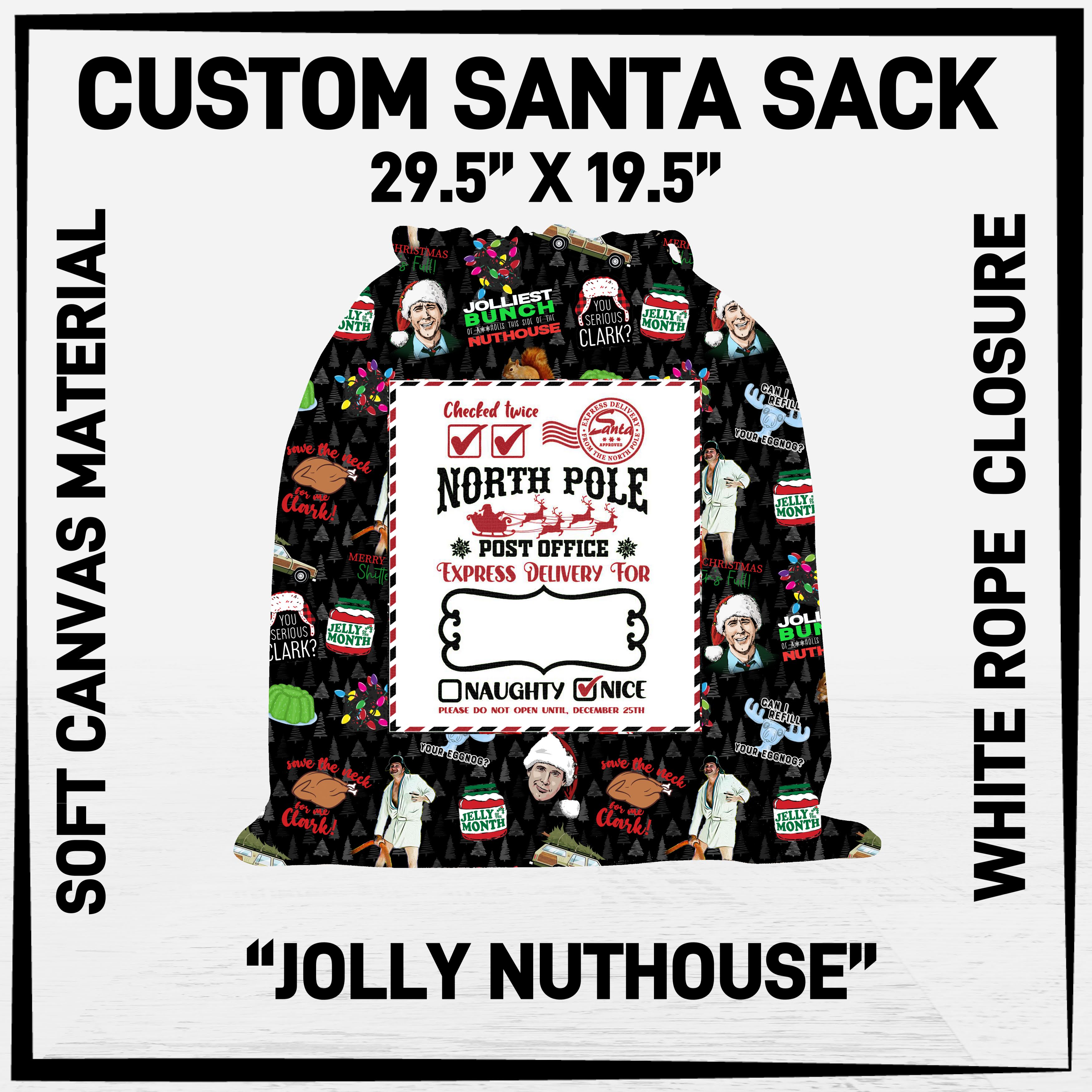 S1AN - Jolly Nuthouse Santa Sack - Preorder ETA: Late Nov