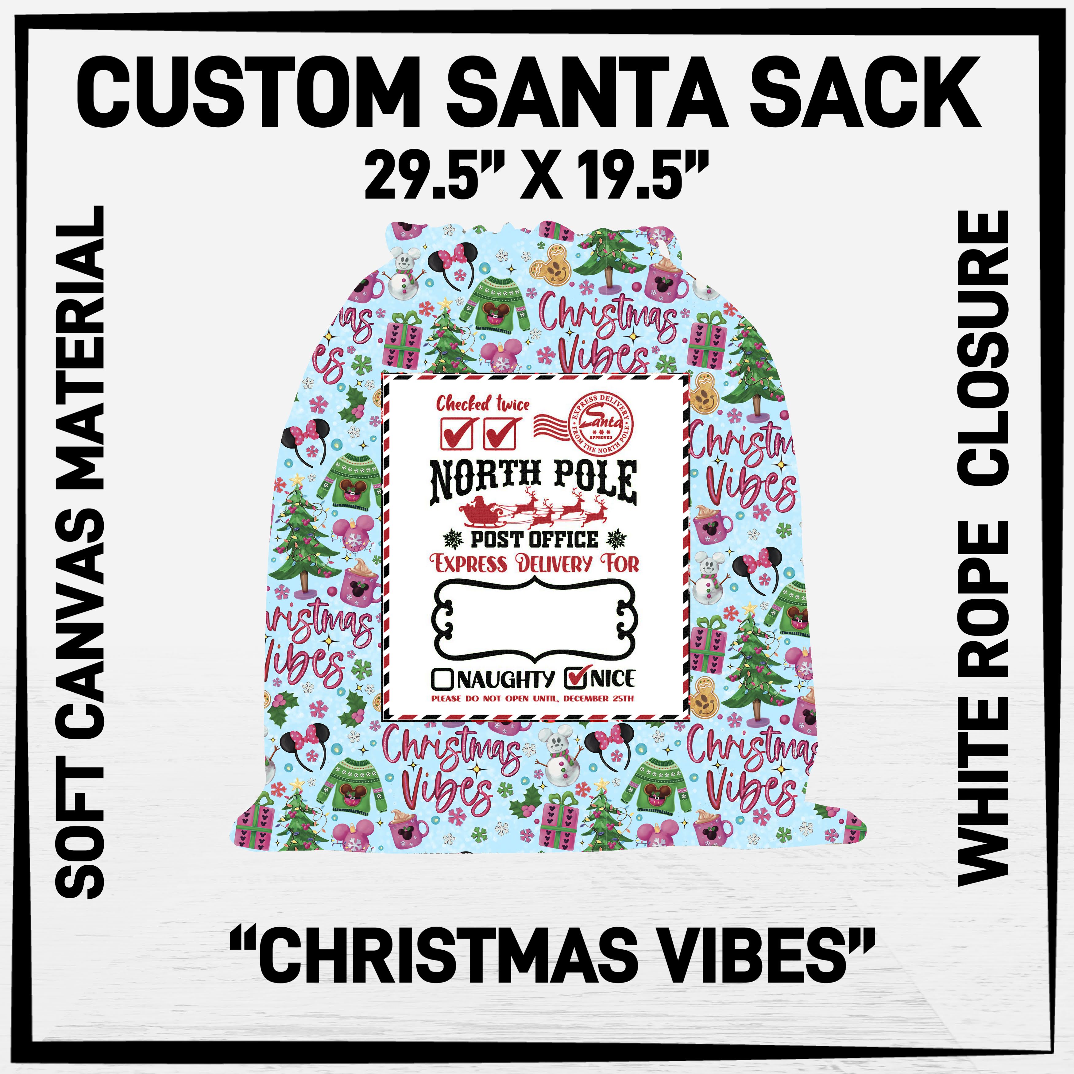 S1AN - Christmas Vibes Santa Sack - Preorder ETA: Late Nov