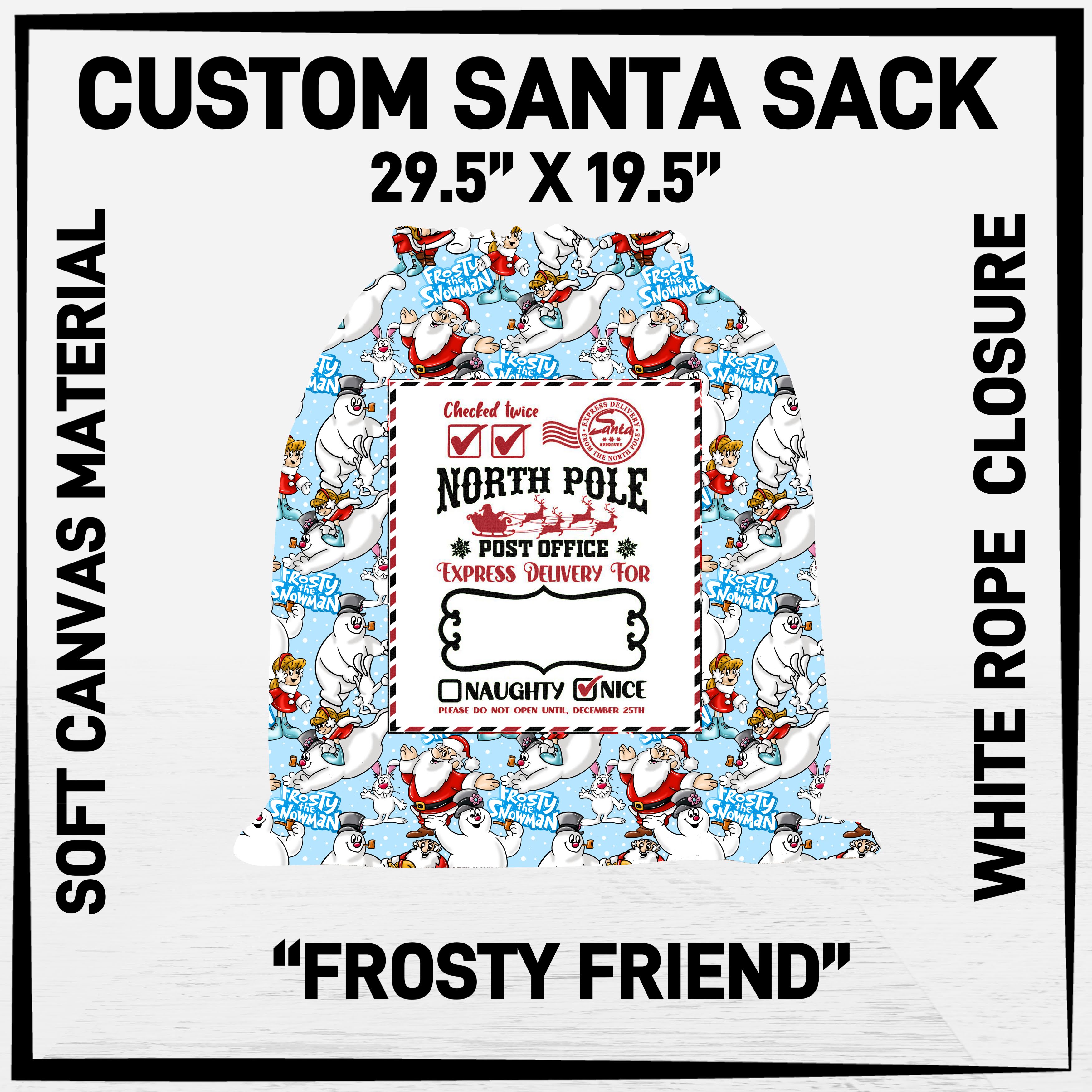 S1AN - Frosty Friend Santa Sack - Preorder ETA: Late Nov