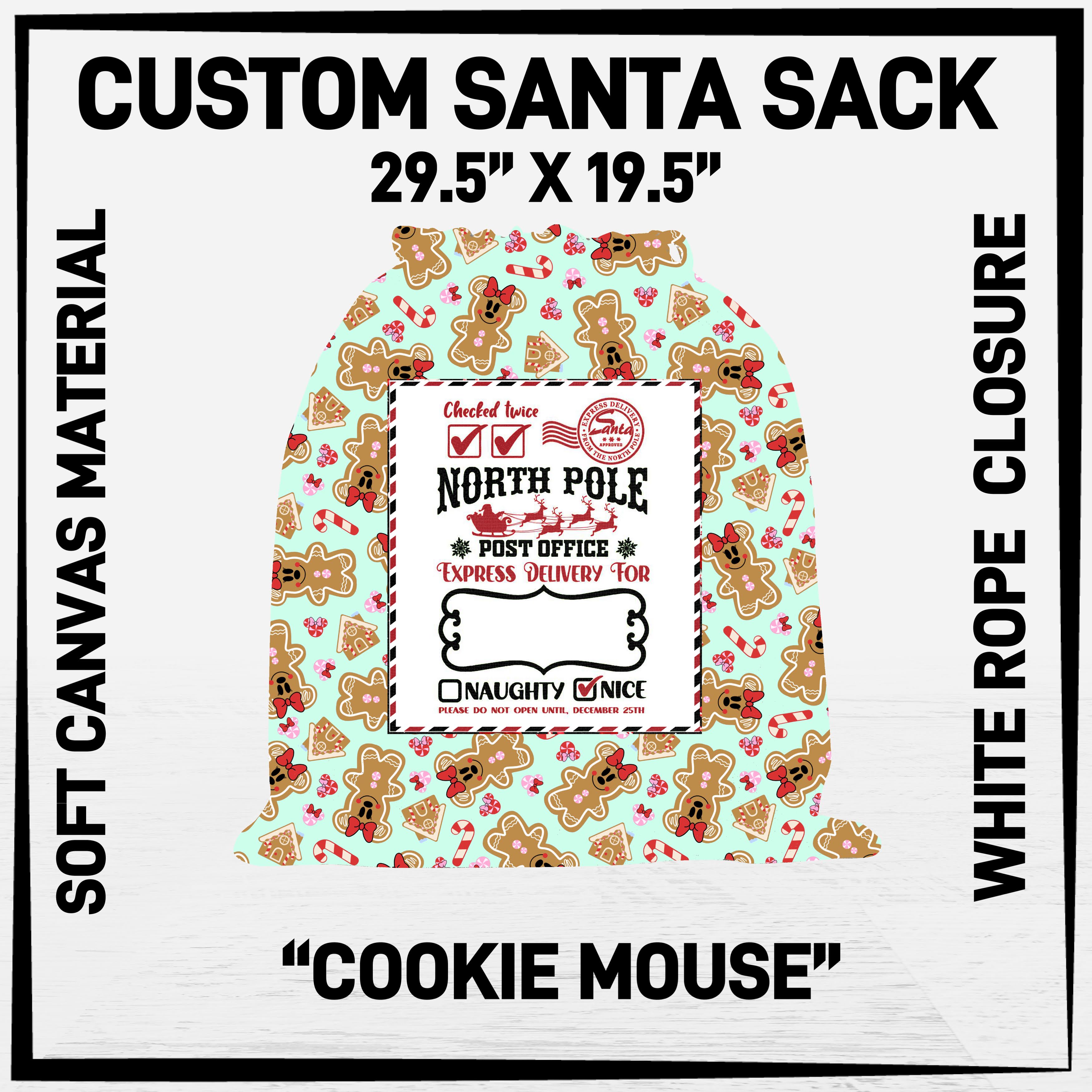 S1AN - Cookie Mouse Santa Sack - Preorder ETA: Late Nov