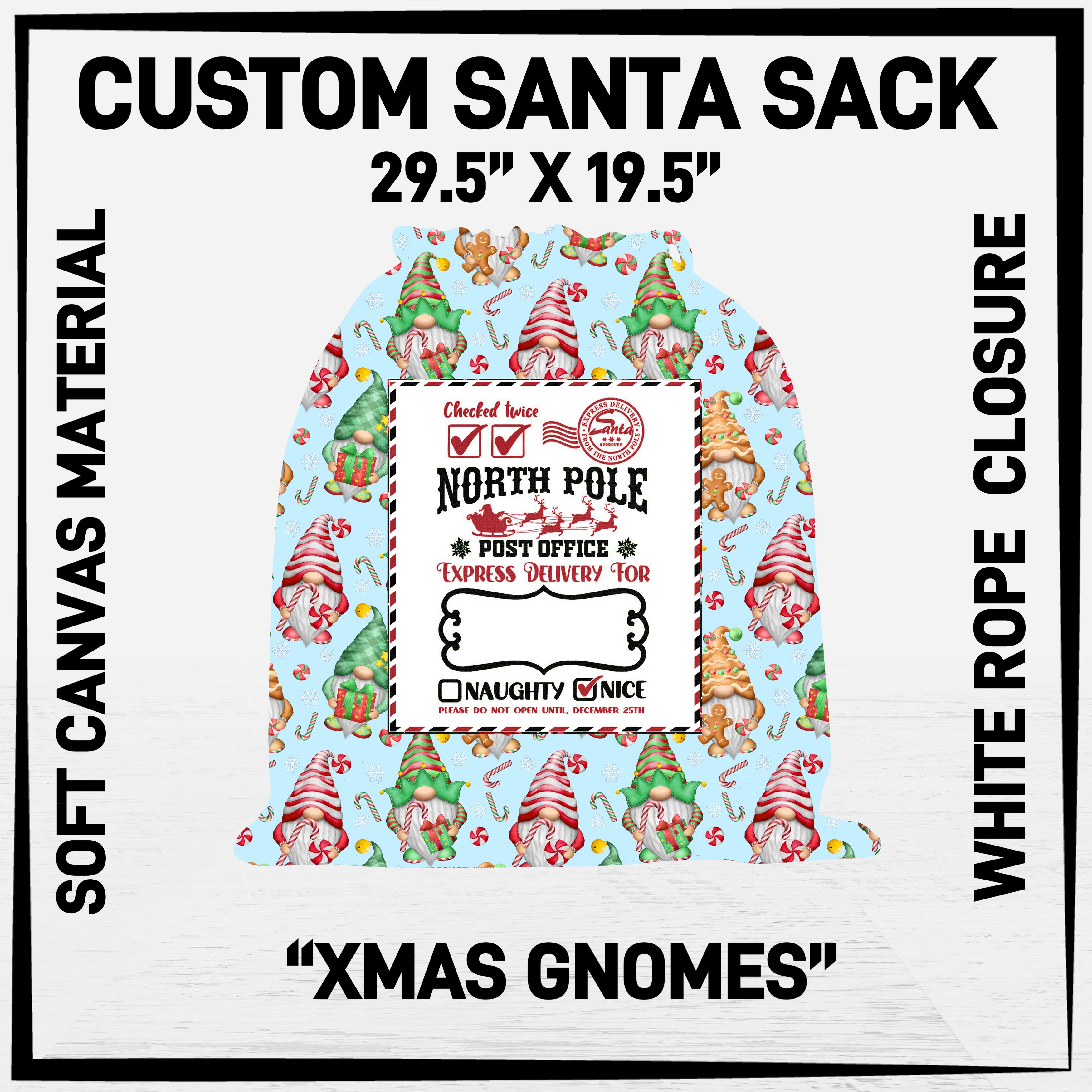 S1AN - Xmas Gnomes Santa Sack - Preorder ETA: Late Nov