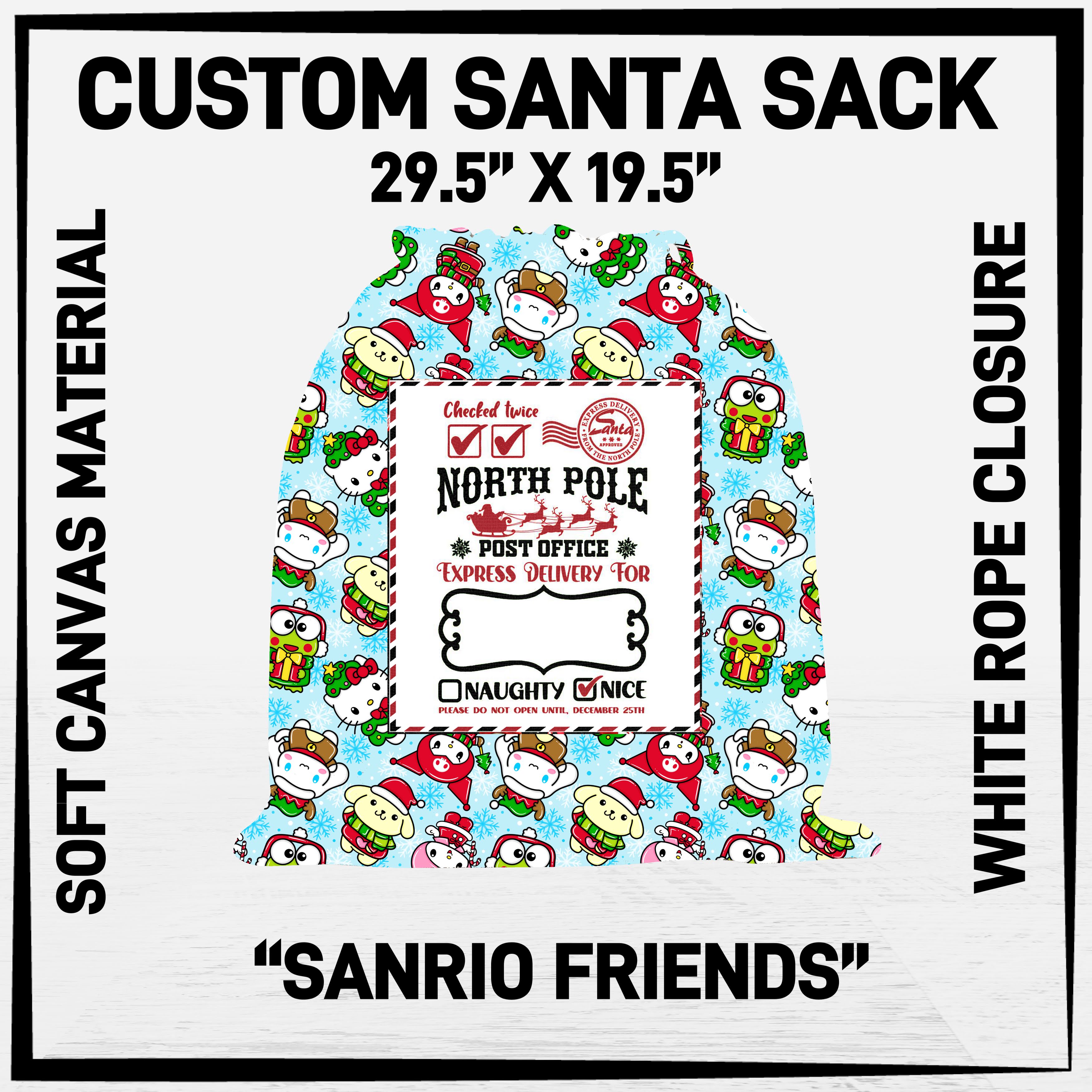 S1AN - Sanrio Friends Santa Sack - Preorder ETA: Late Nov