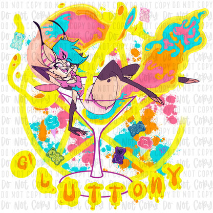 Gluttony Sin T-shirt