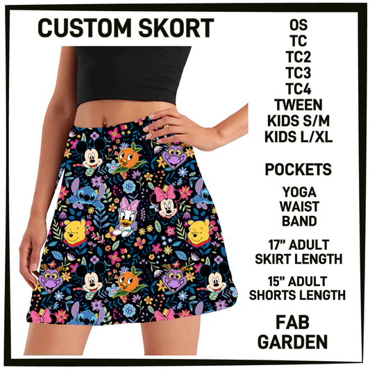 S9MG - Fab Garden Skort with Pockets - Preorder Closing 1/29 ETA: Late April