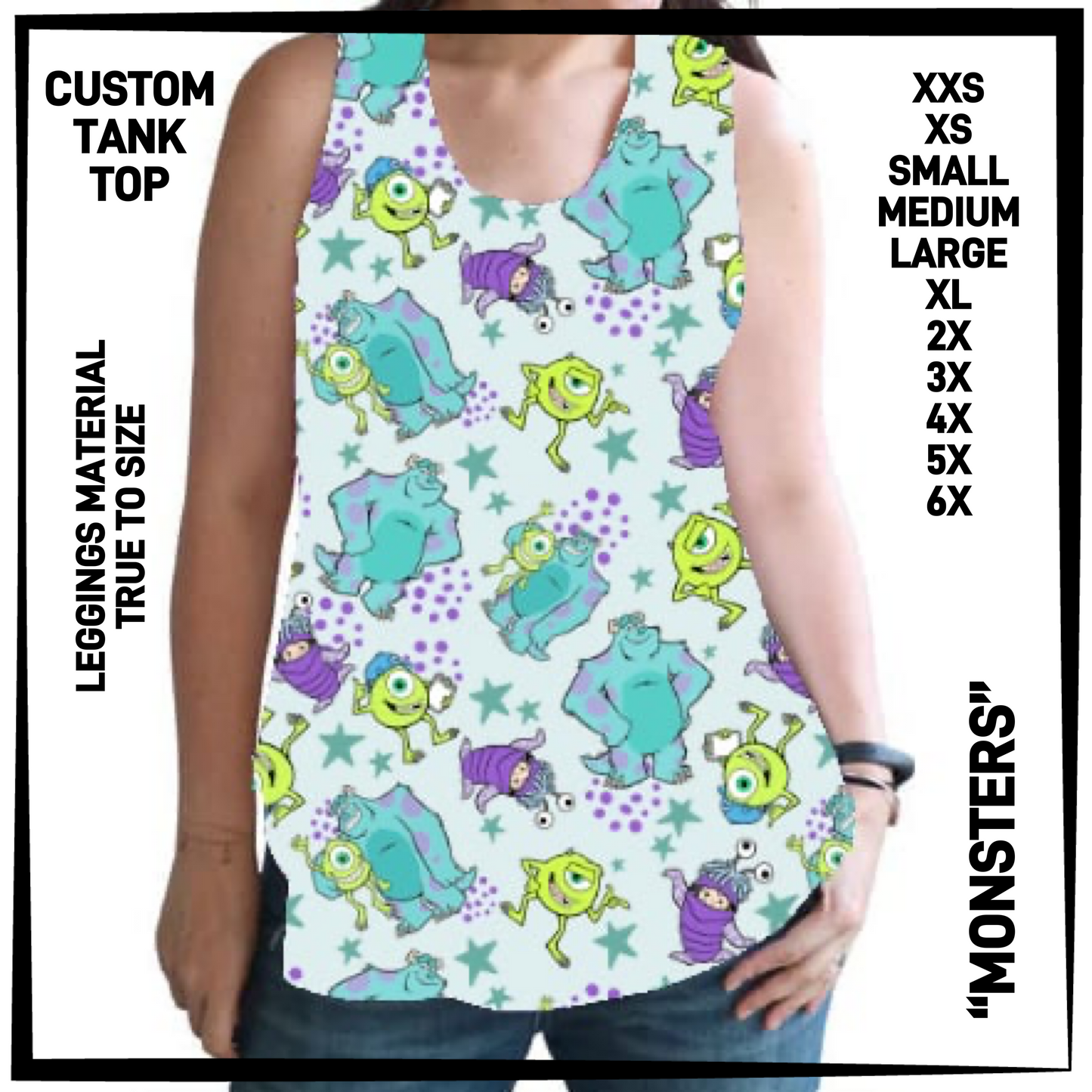 CTT1 - Monsters Tank Top - Preorder Closing 6/23 ETA: Late Aug
