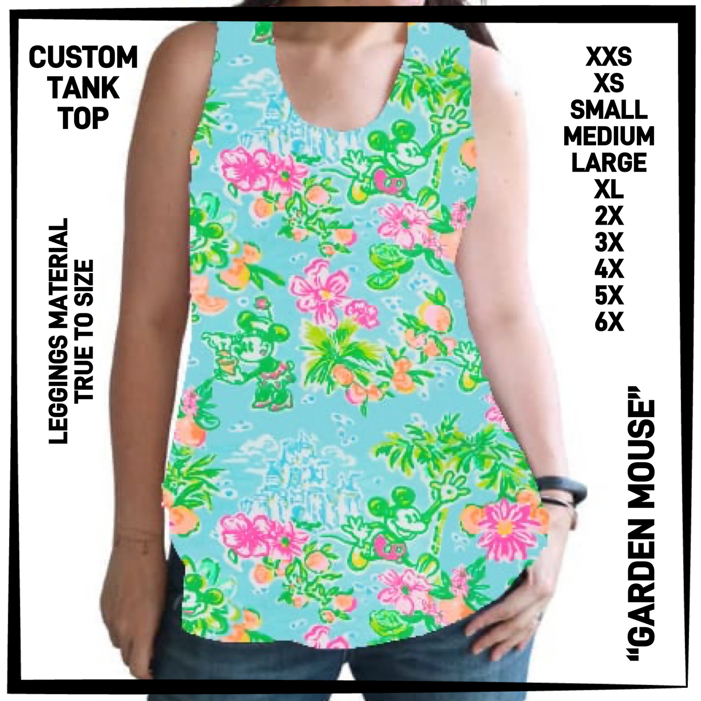CTT1 - Garden Mouse Tank Top - Preorder Closing 6/23 ETA: Late Aug