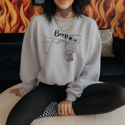 Boop R2D2 T-shirt, Long Sleeve