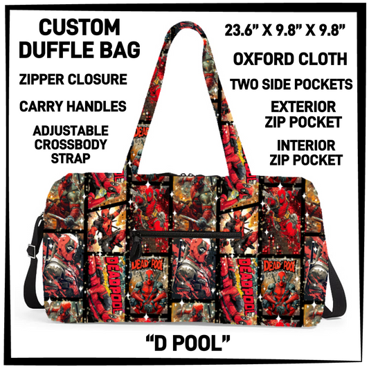 DF2B - D Pool Duffel Bag - Preorder Closing 6/25 ETA: Late Aug
