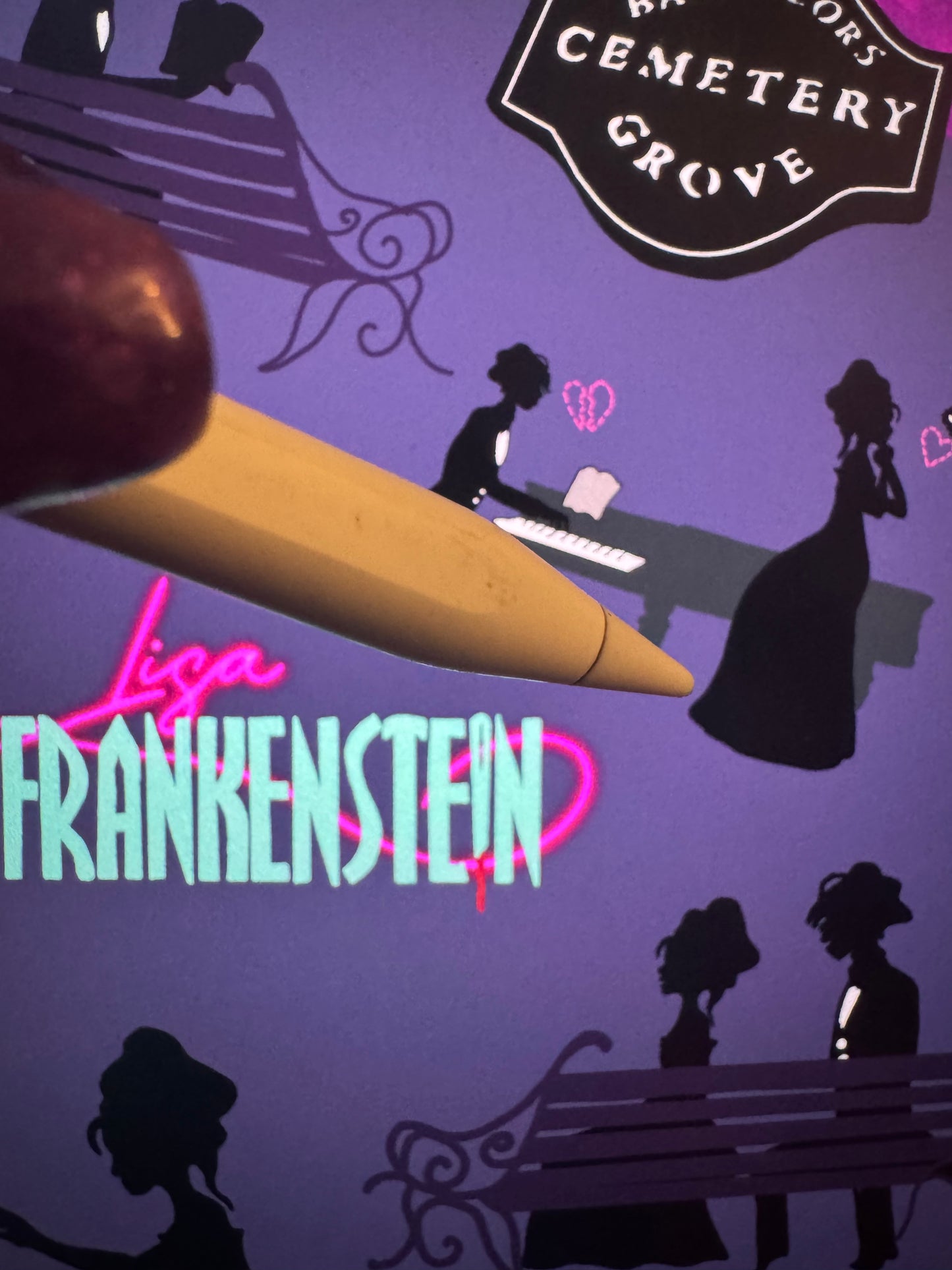 🌟  Lisa Frankenstein Seamless Pattern Digital Download Fabric Design, sublimation , PNG, SUV