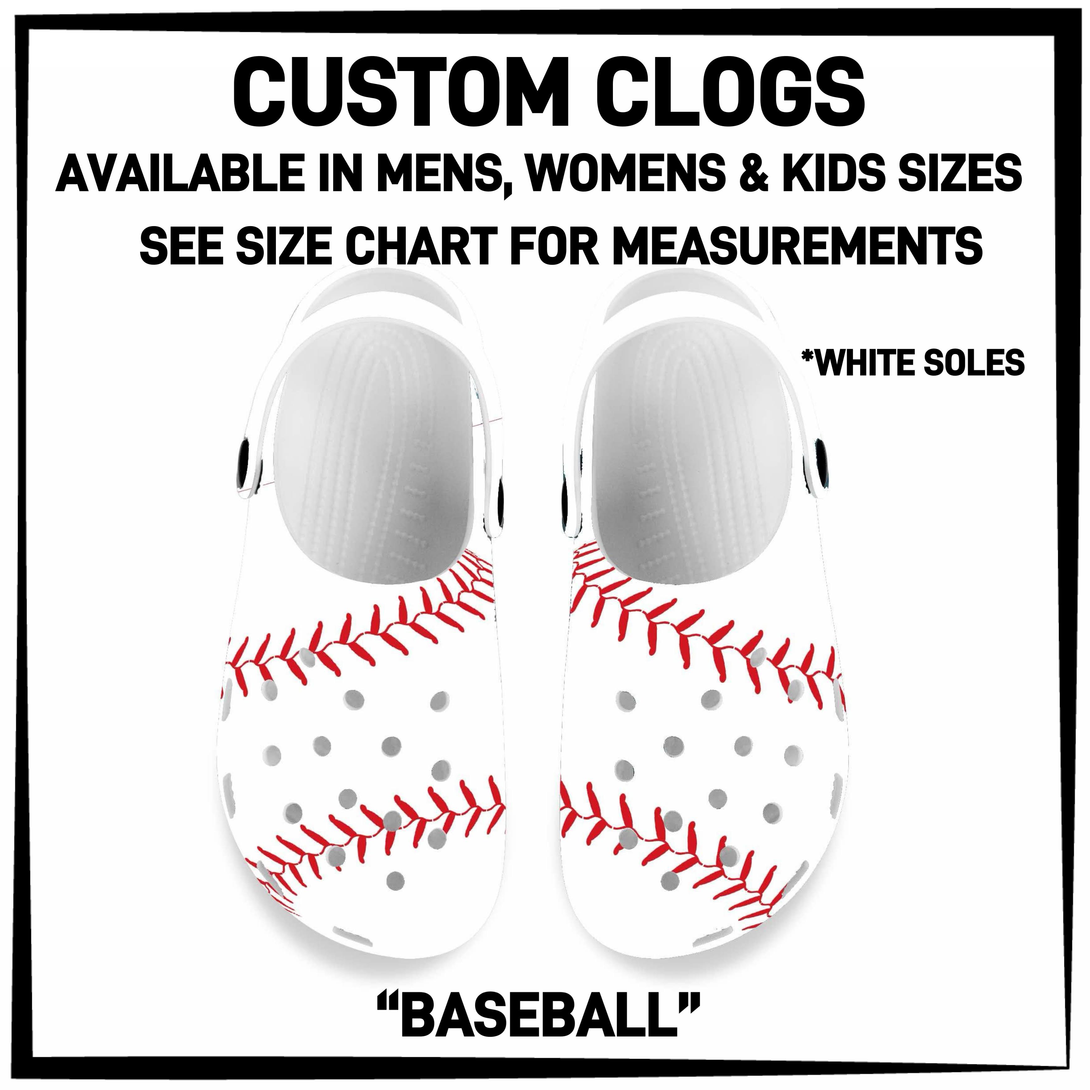 C5RK - Baseball Custom Clogs - Preorder ETA: Late March