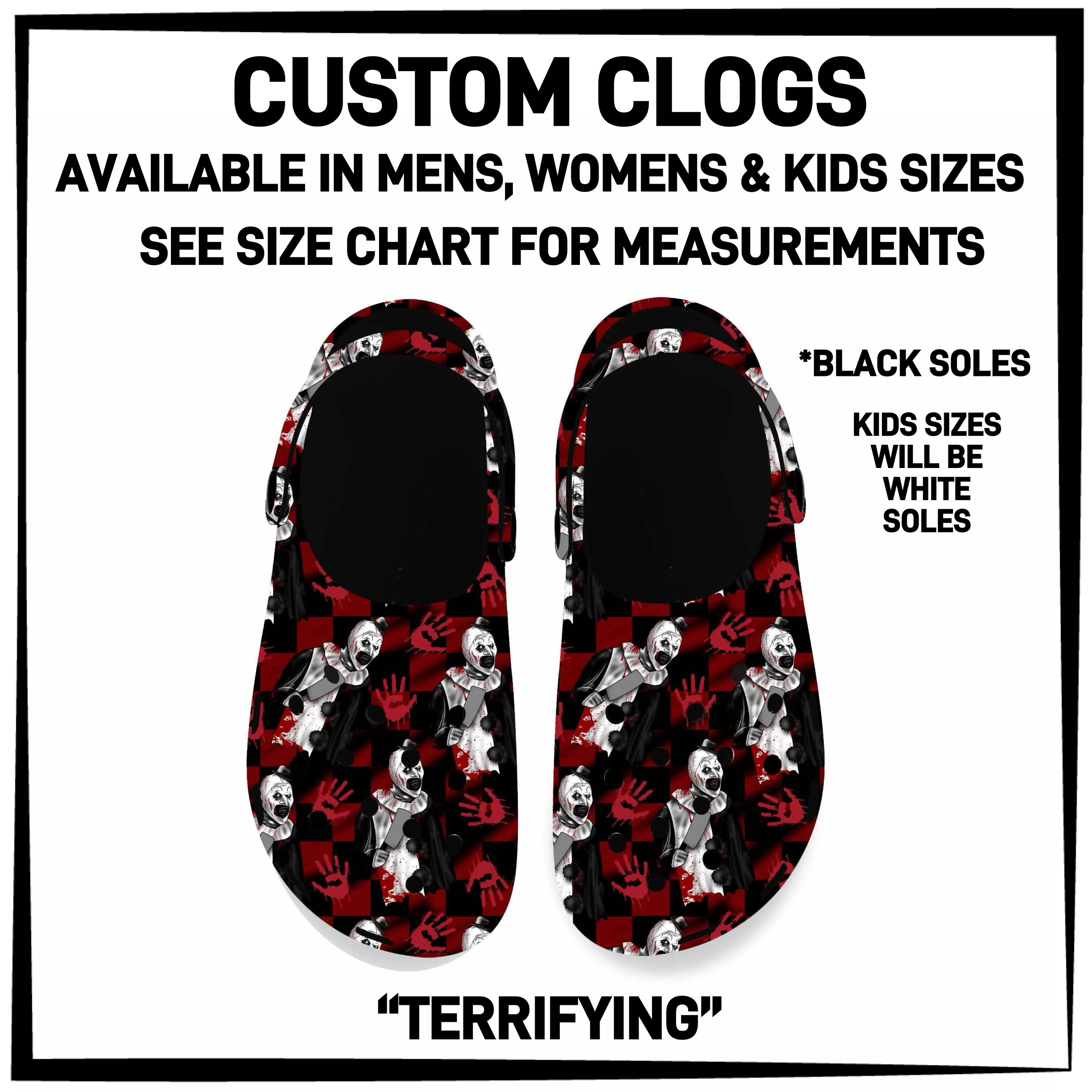 C5RK - Terrifying Festival Custom Clogs - Preorder ETA: Late March