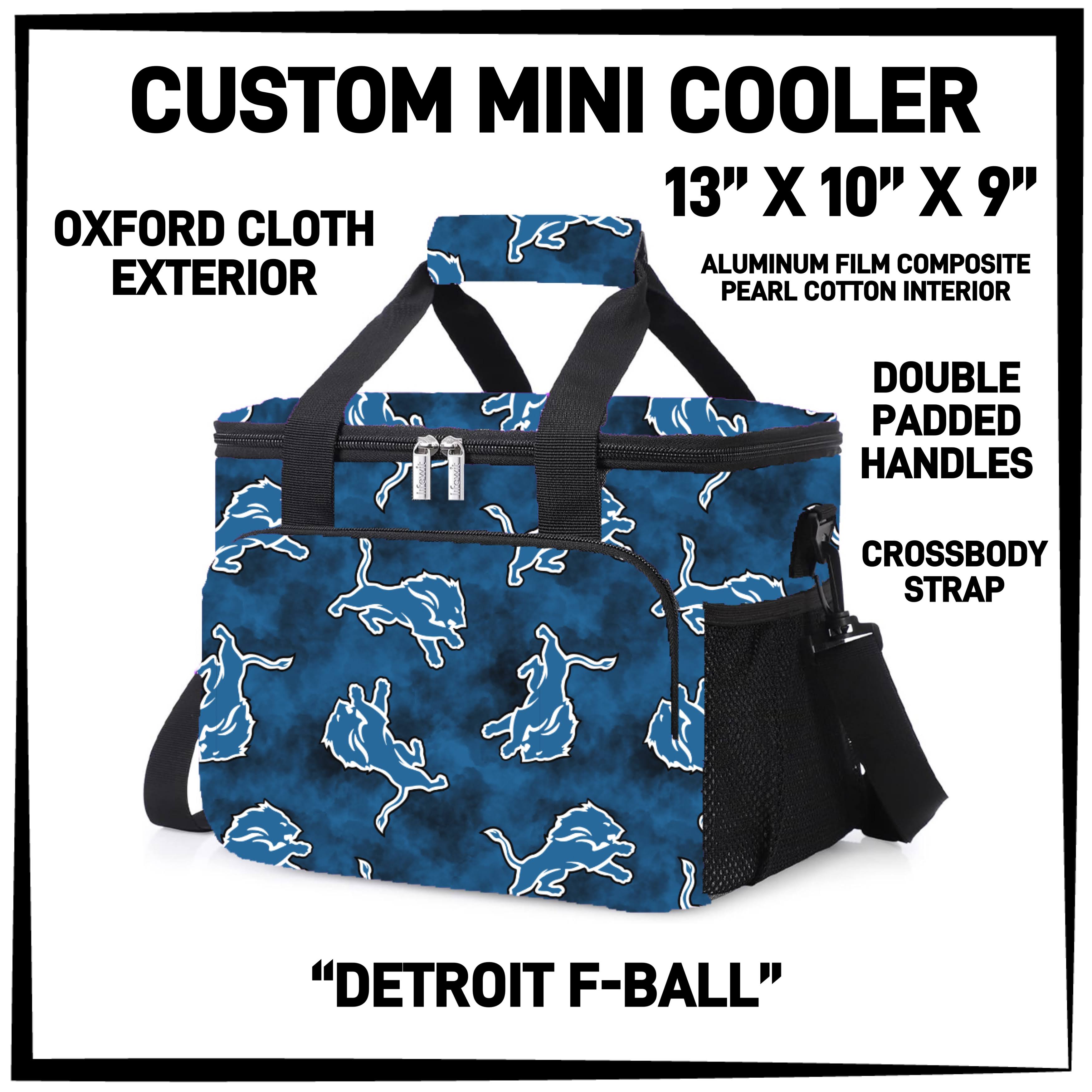 MI1C - Detroit F-Ball Mini Cooler - Preorder ETA: Late March