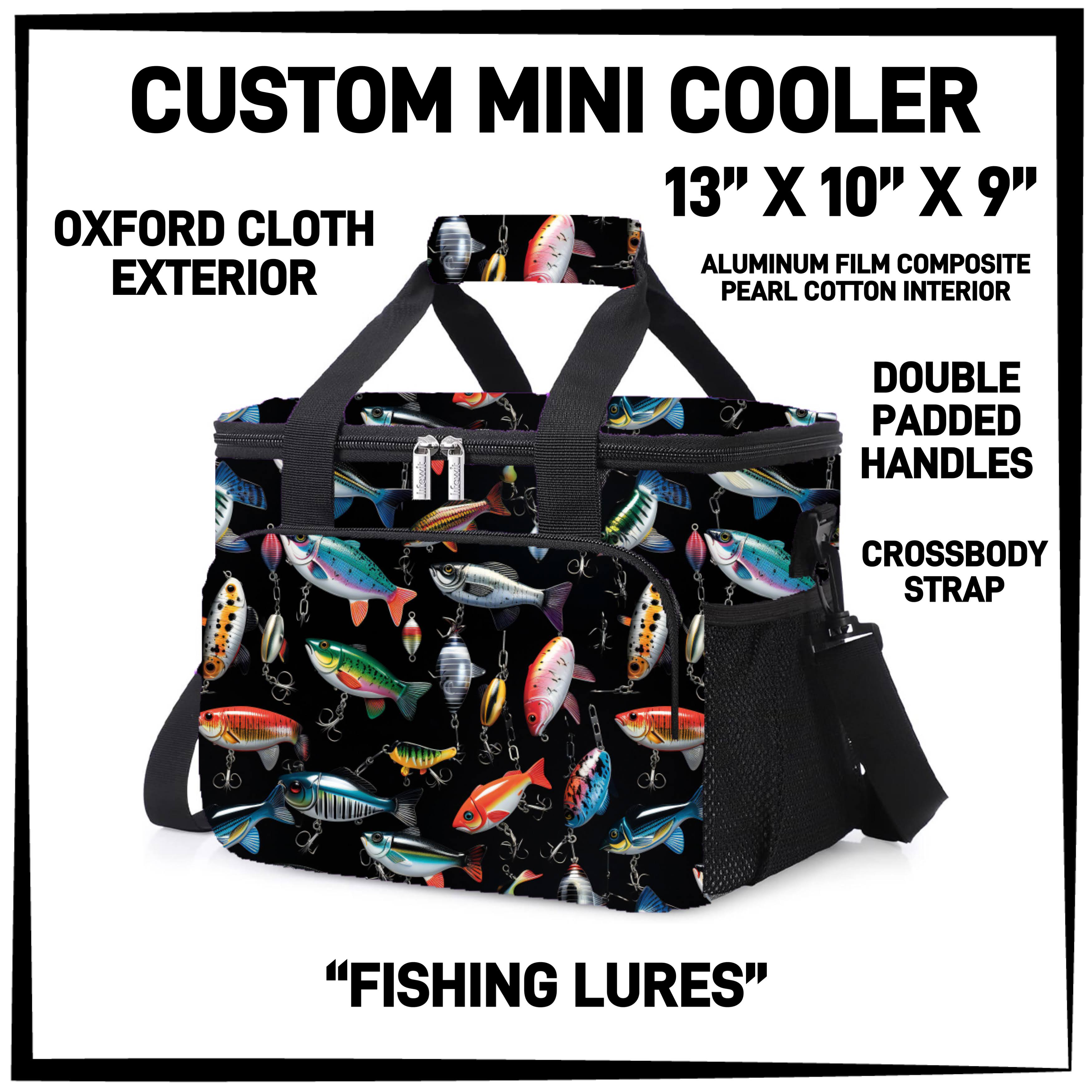 MI1C - Fishing Lures Mini Cooler - Preorder ETA: Late March