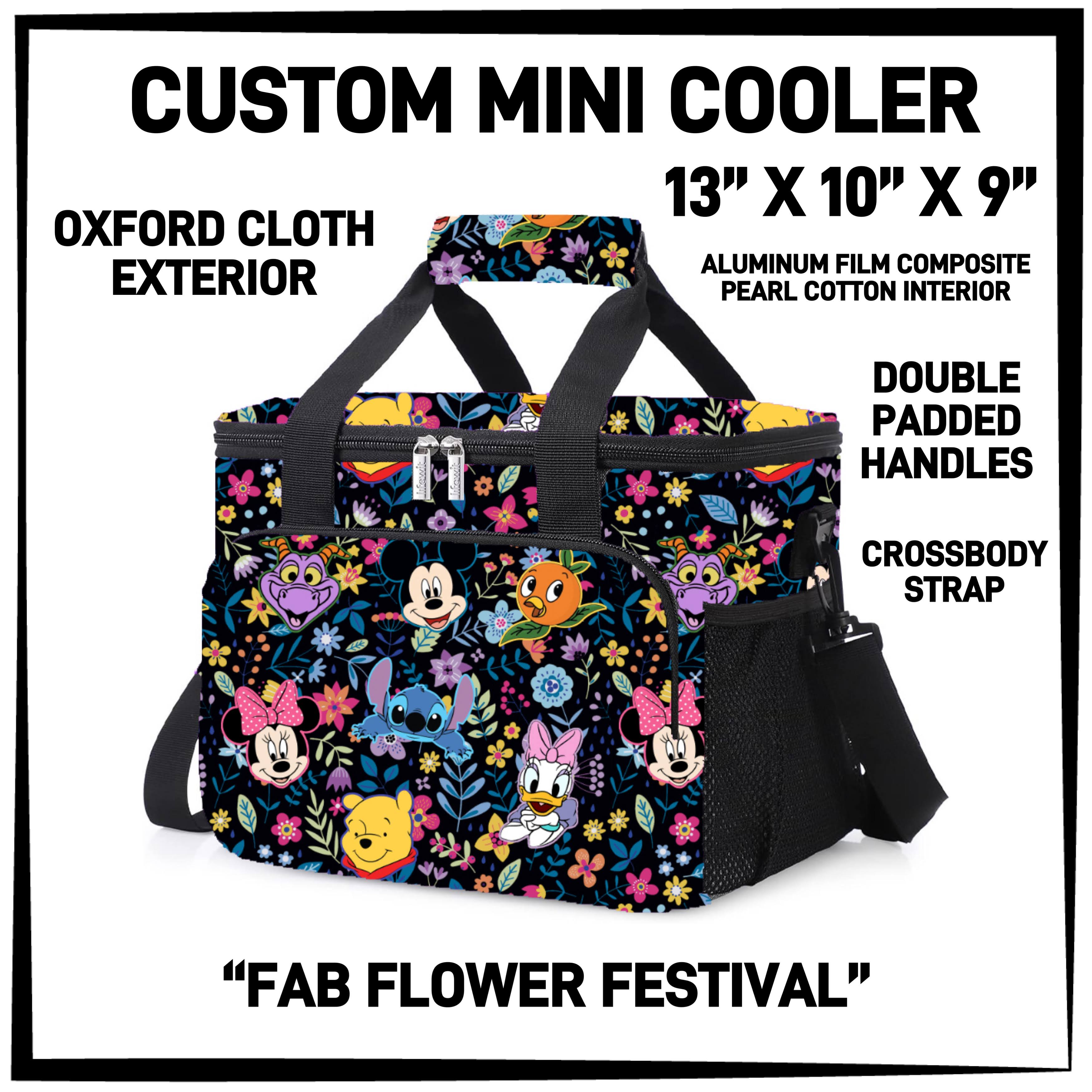 MI1C - Fab Flower Festival Mini Cooler - Preorder ETA: Late March