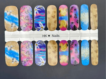Sun-kissed Magic Nail Wraps