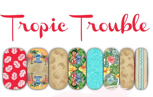 Tropical Trouble Nail Wraps