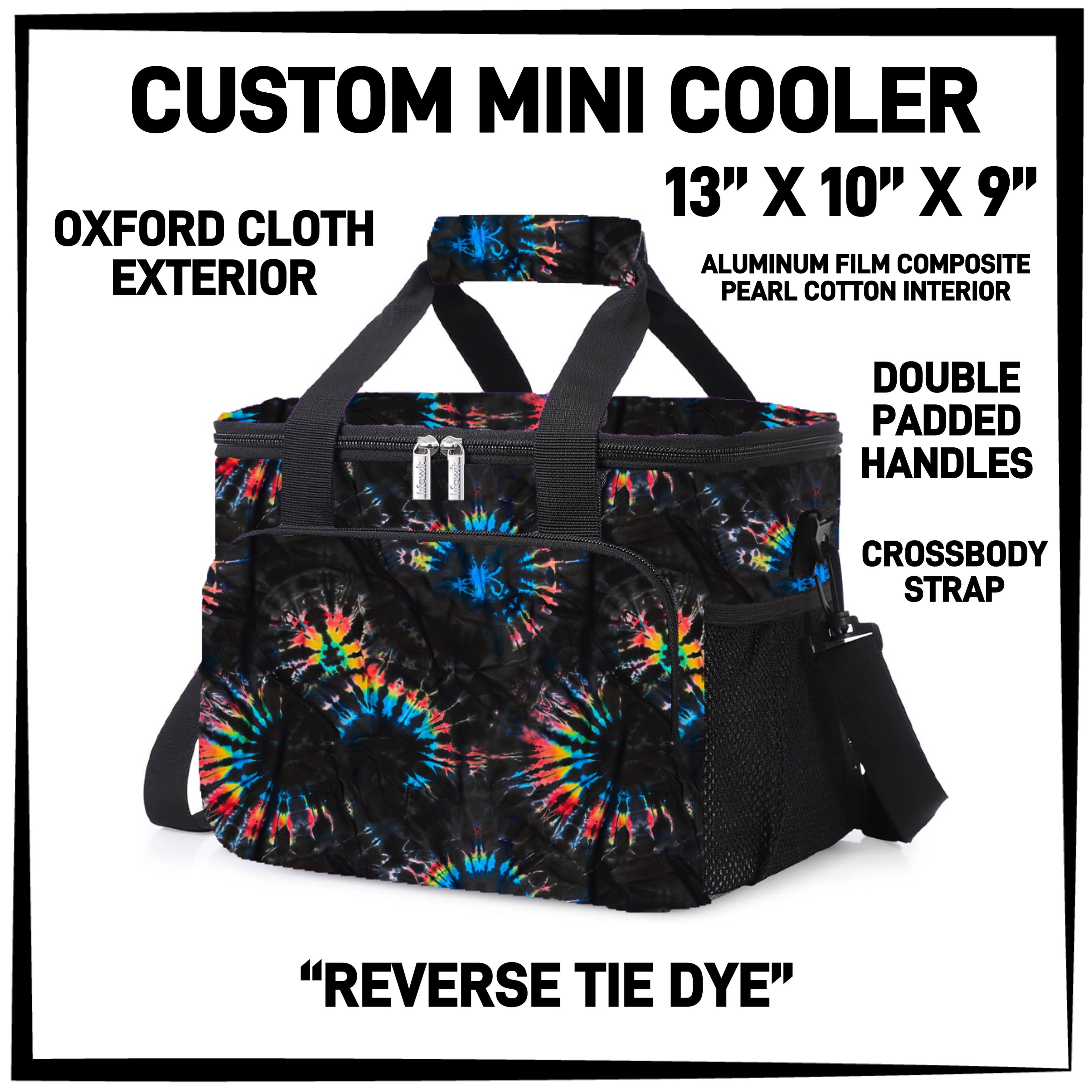 MI1C - Reverse Tie Dye Mini Cooler - Preorder ETA: Late March